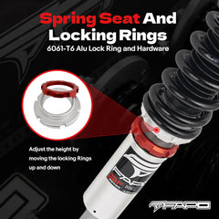 32-Level Damping Coilover for Volkswagen Passat FWD B5G/B5.5 1996-2005 & Skoda Superb 1st Gen B5 2001-2008 PF004730