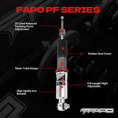 32-Level Damping Coilover for Volkswagen Passat FWD B5G/B5.5 1996-2005 & Skoda Superb 1st Gen B5 2001-2008 PF004730