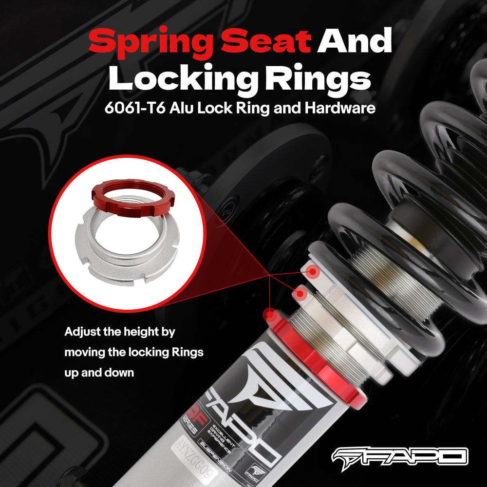 32-Level Damping Coilover For Chevrolet Cruze 1st Gen J300 2008-2016 PF009620