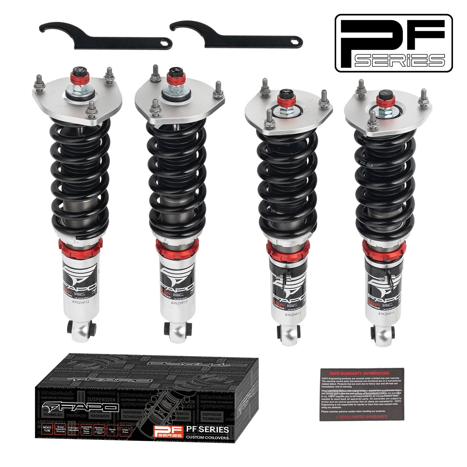 32-Level Damping Coilover For Toyota Mark II JZX90 1992-1996 / JZX100 1996-2000 / Chaser X90/X100 PF005130