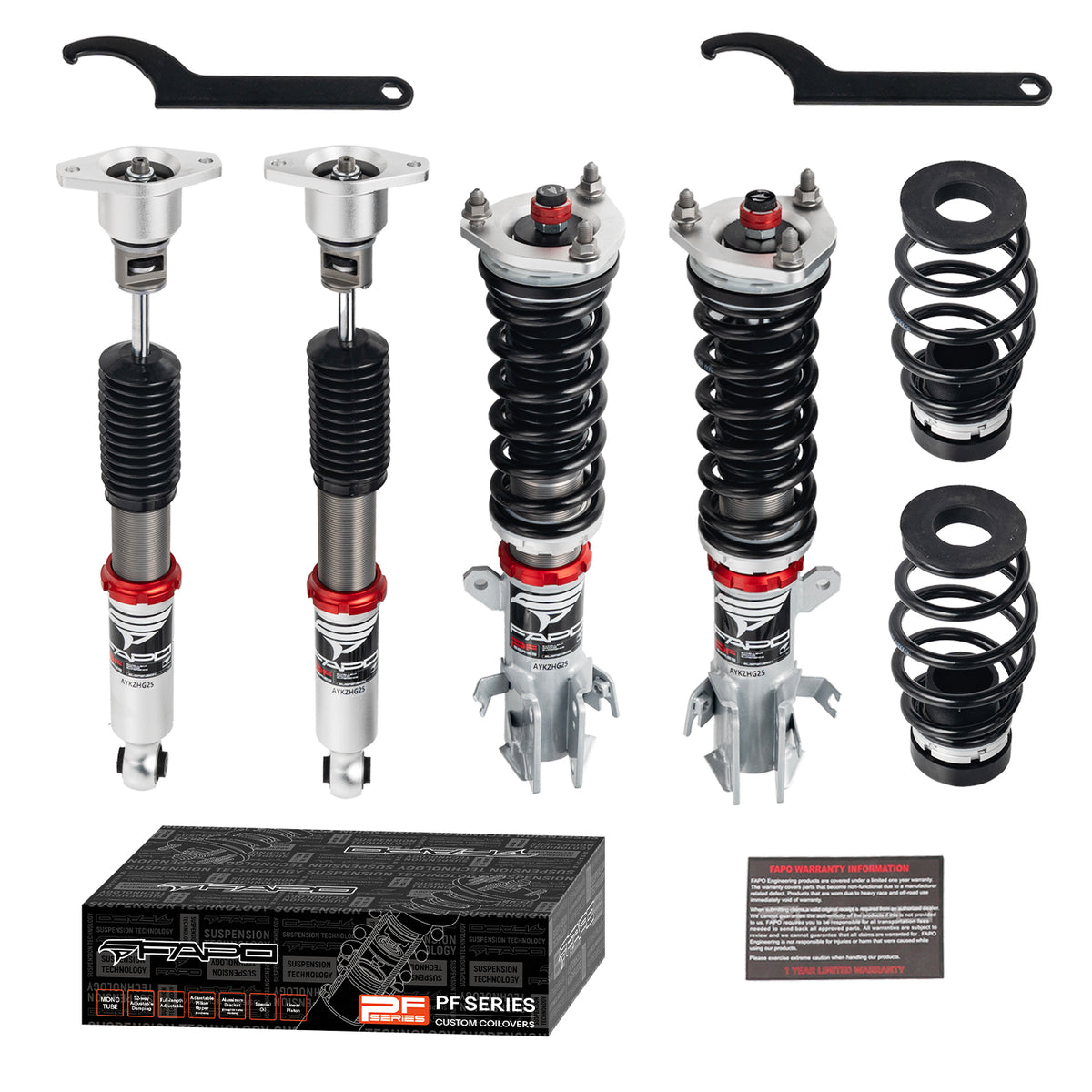 32-Level Damping Coilover for 2007-2019 Mazda 2 DE5 / Ford Fiesta B299 PF007530