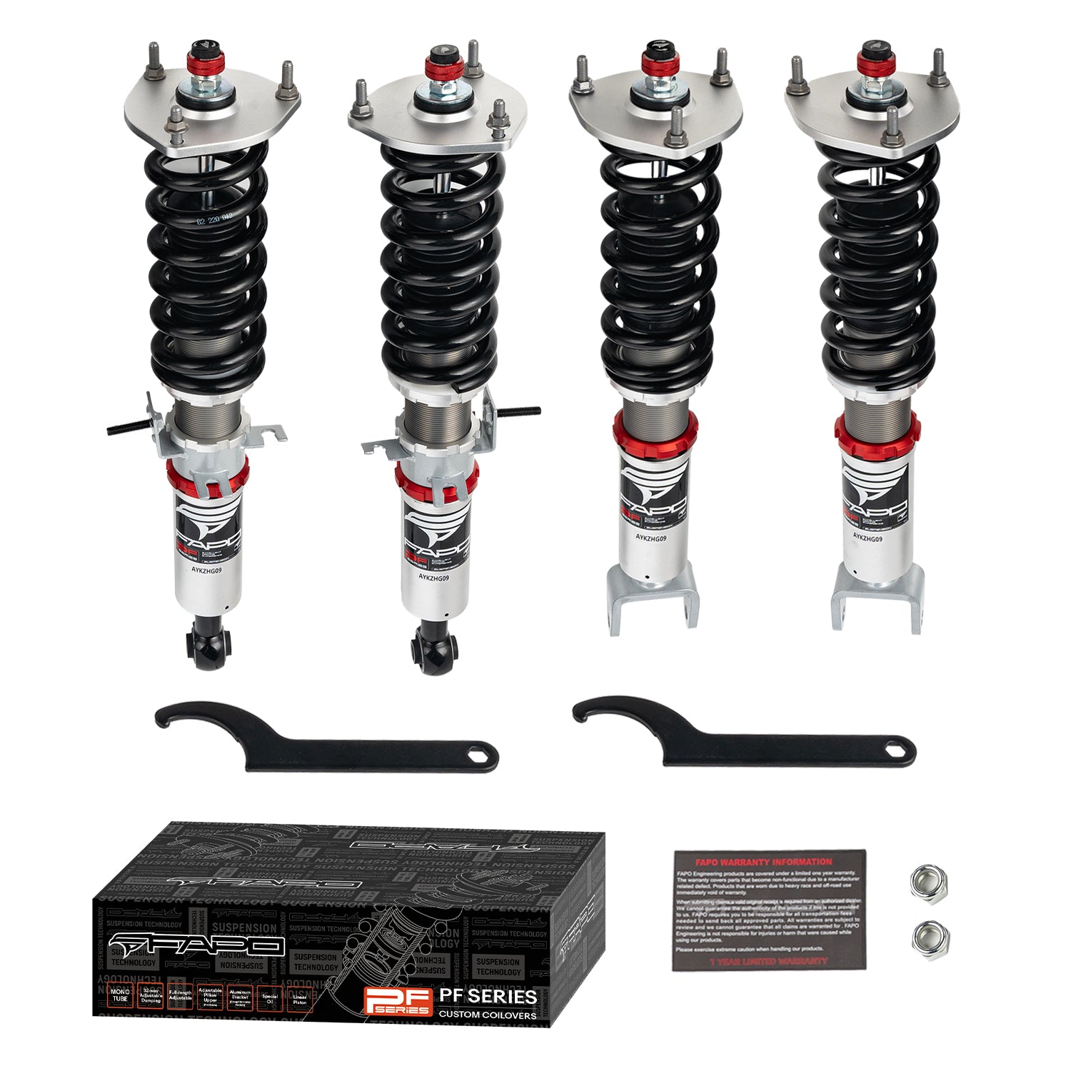 32-Level Damping Coilover for 2011-2020 Infiniti M37 M56 Q50 Q60 Q70 V37/Y51 PF008130