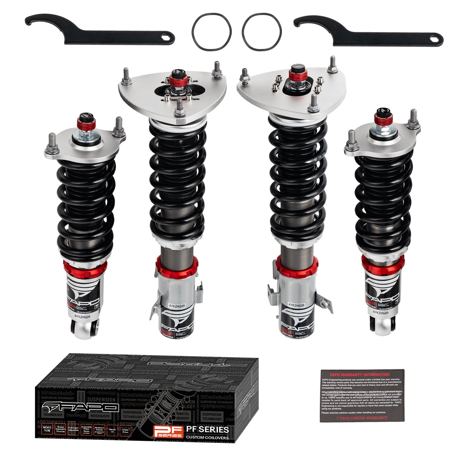 32-Level Damping Coilover For Subaru Legacy 4th Gen BL9/BP 2003-2009 PF010230