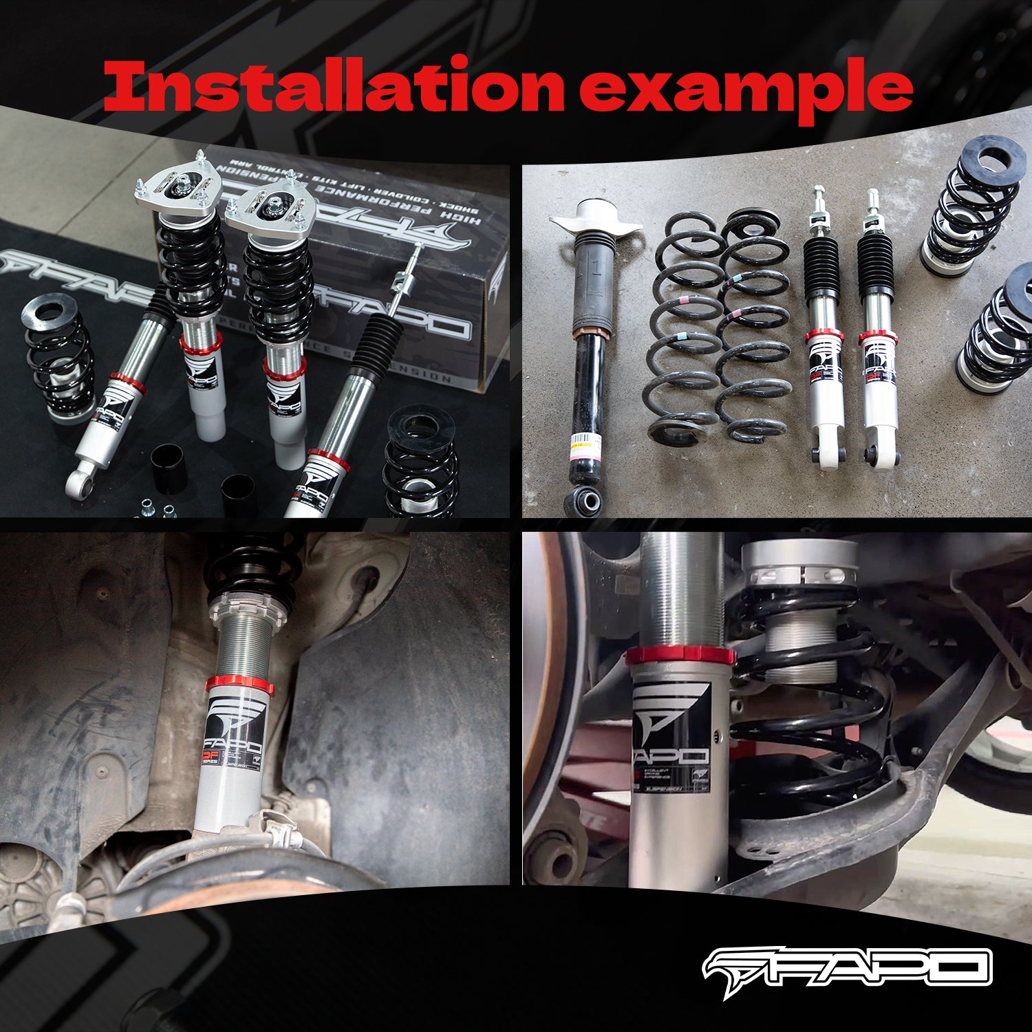 32-Level Damping Coilover for 2011-2020 Infiniti M37 M56 Q50 Q60 Q70 V37/Y51 PF008130