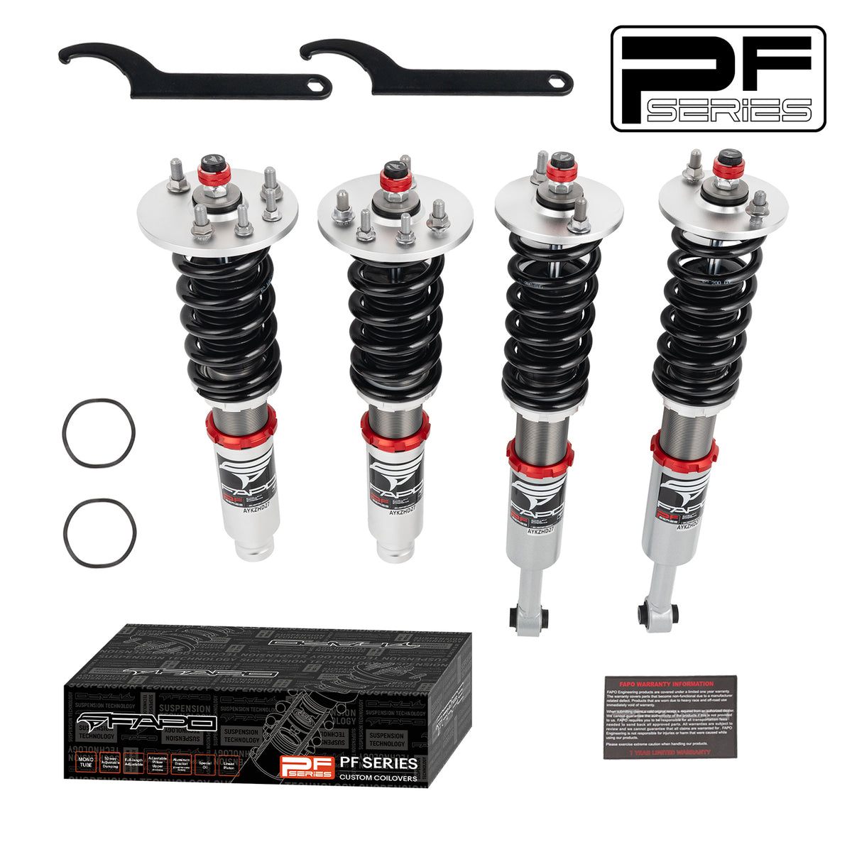 32-Level Damping Coilover For Honda Accord 7th Gen CM 2003-2007 / Acura TSX CL9 2004-2008 PF012330