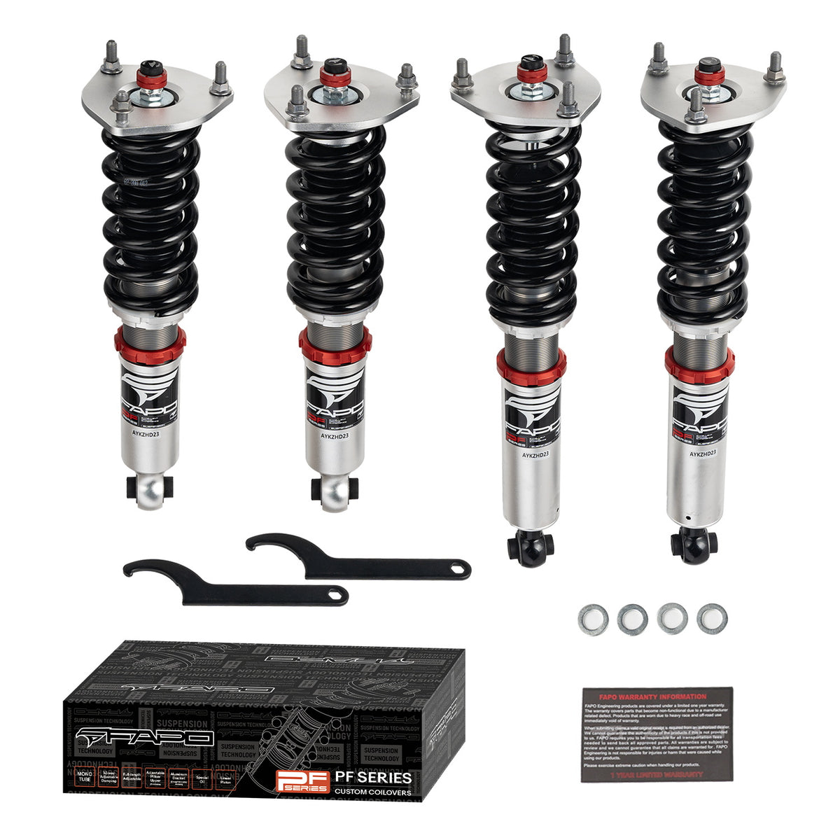 32-Level Damping Coilover for Lexus LS400 1st Gen XF10/UCF10 1989-1994 PF015230