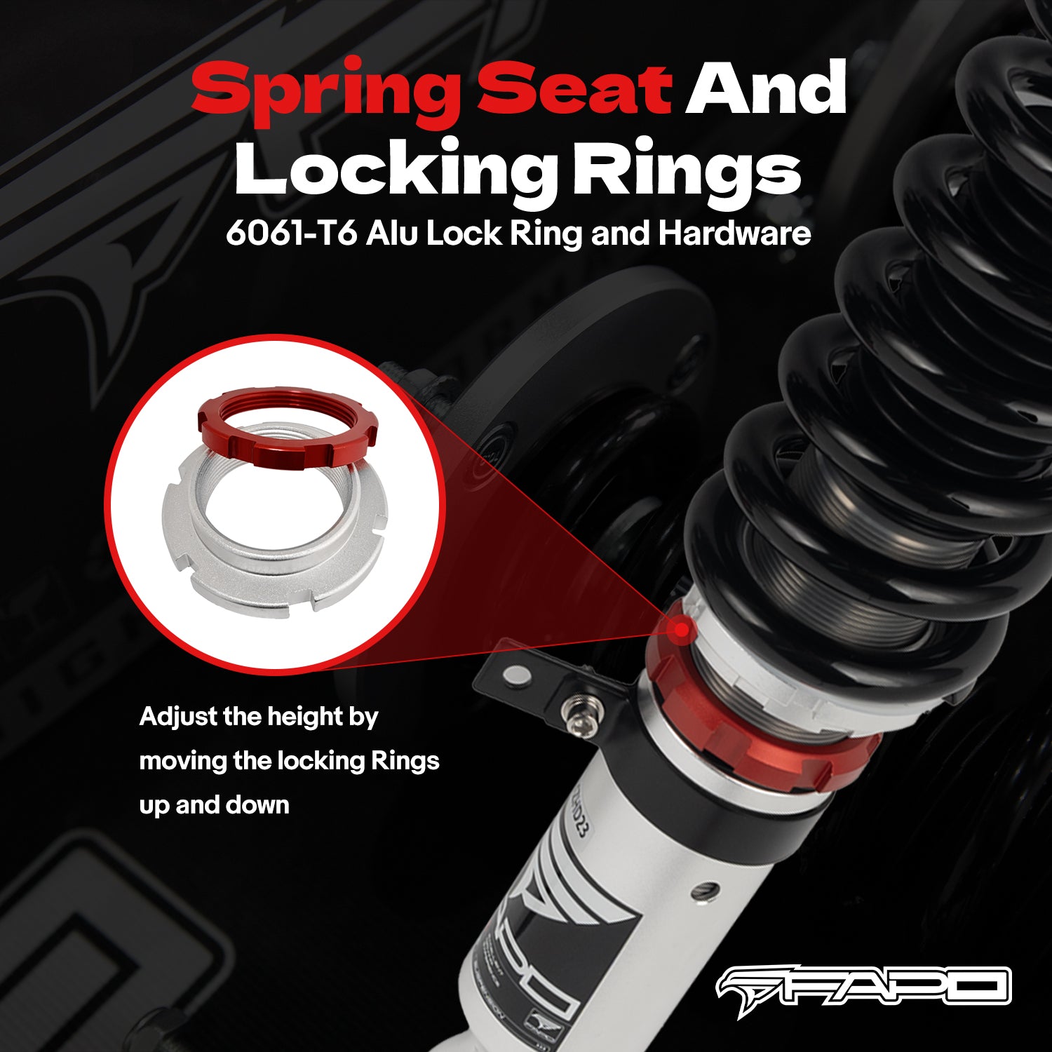 32-Way Adjustable Damping Coilover for Lexus IS200/IS300 1st Gen GXE10/JCE10/SXE10 1999-2005 PF015430