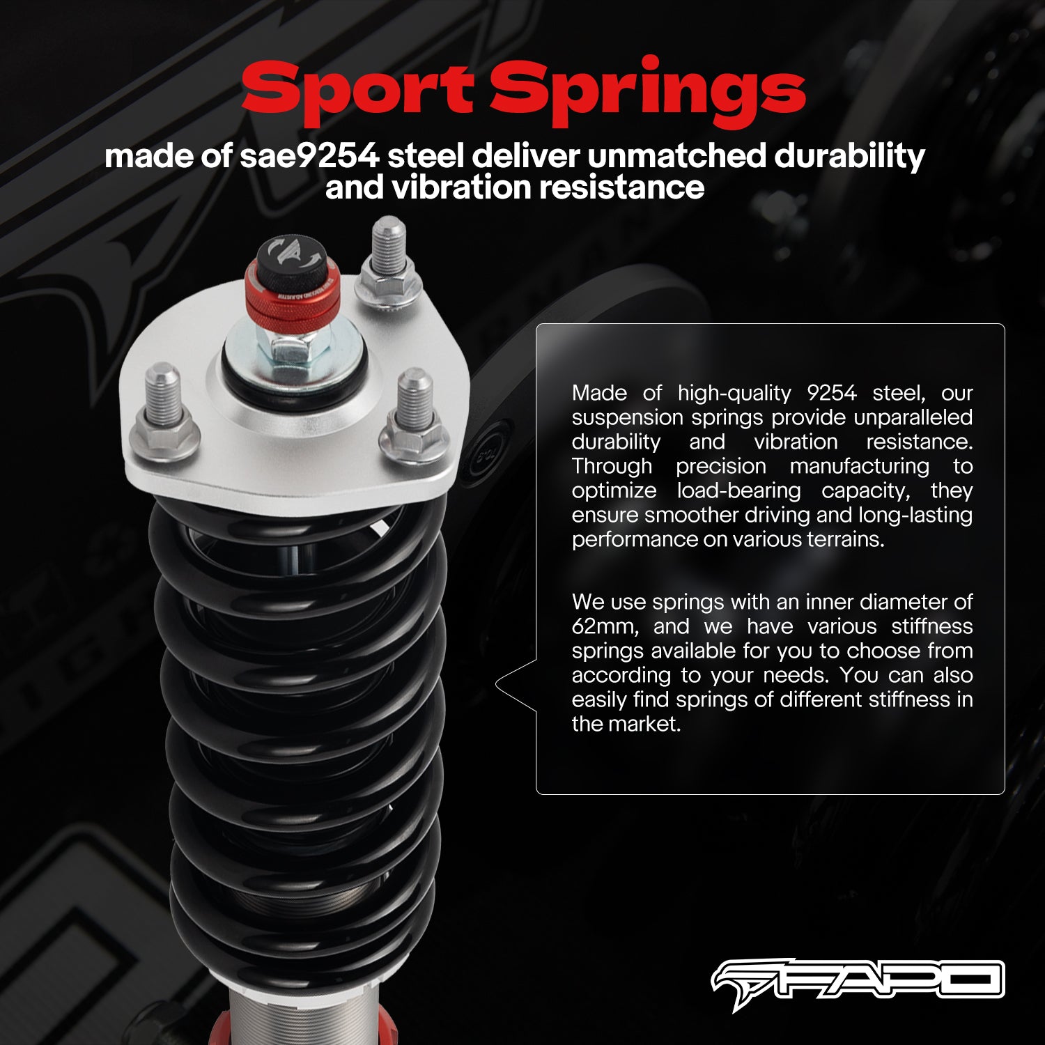 32-Way Adjustable Damping Coilover for Lexus IS200/IS300 1st Gen GXE10/JCE10/SXE10 1999-2005 PF015430