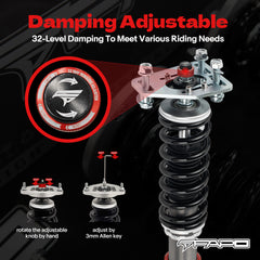 32-Level Damping Coilover for Ford Fairmont 1981-1983 & Mustang 3rd Gen 1979-1993 PF017130