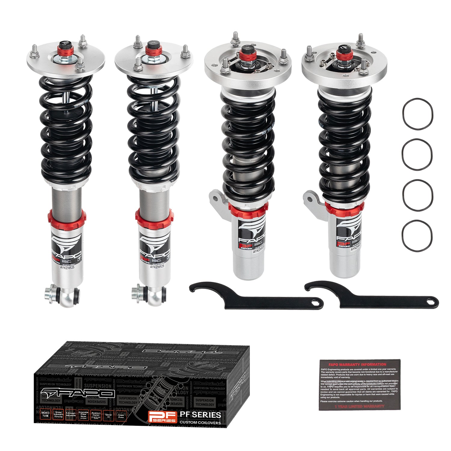 32-Level Damping Coilover For BMW 5 Series 5th Gen AWD E60/E61 2003-2010 PF023230