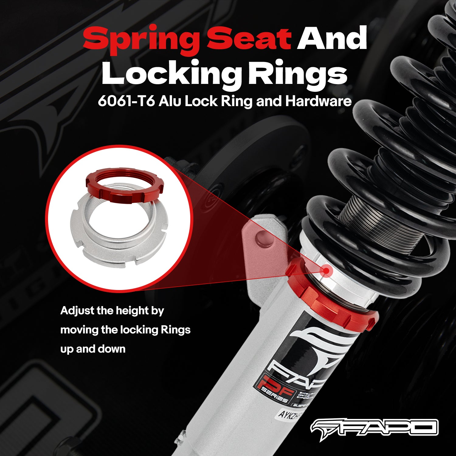32-Level Damping Coilover Volkswagen R32 MK5/A5 2008 & VW Rabbit MK5 2006-2009 PF024830
