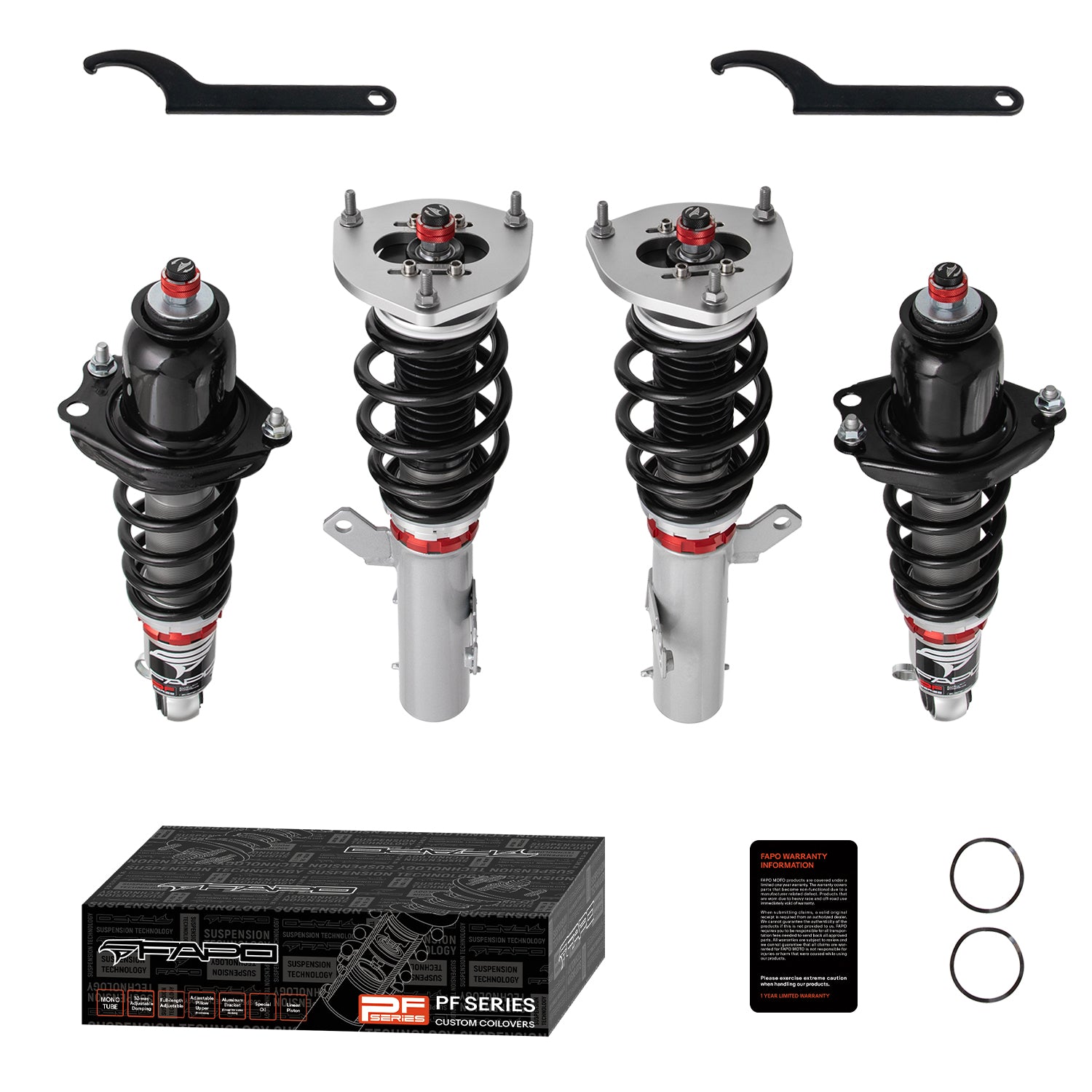 32-Level Damping Coilover for 2003-2017 Toyota Corolla E120/E130 / Matrix / Pontiac Vibe / Corolla EX PF025430