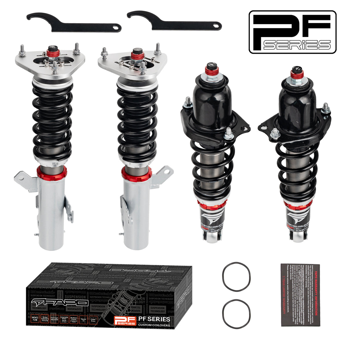 32-Level Damping Coilover for 2006-2019 Toyota Corolla E140/E150/E160 / Matrix / Pontiac Vibe PF025730