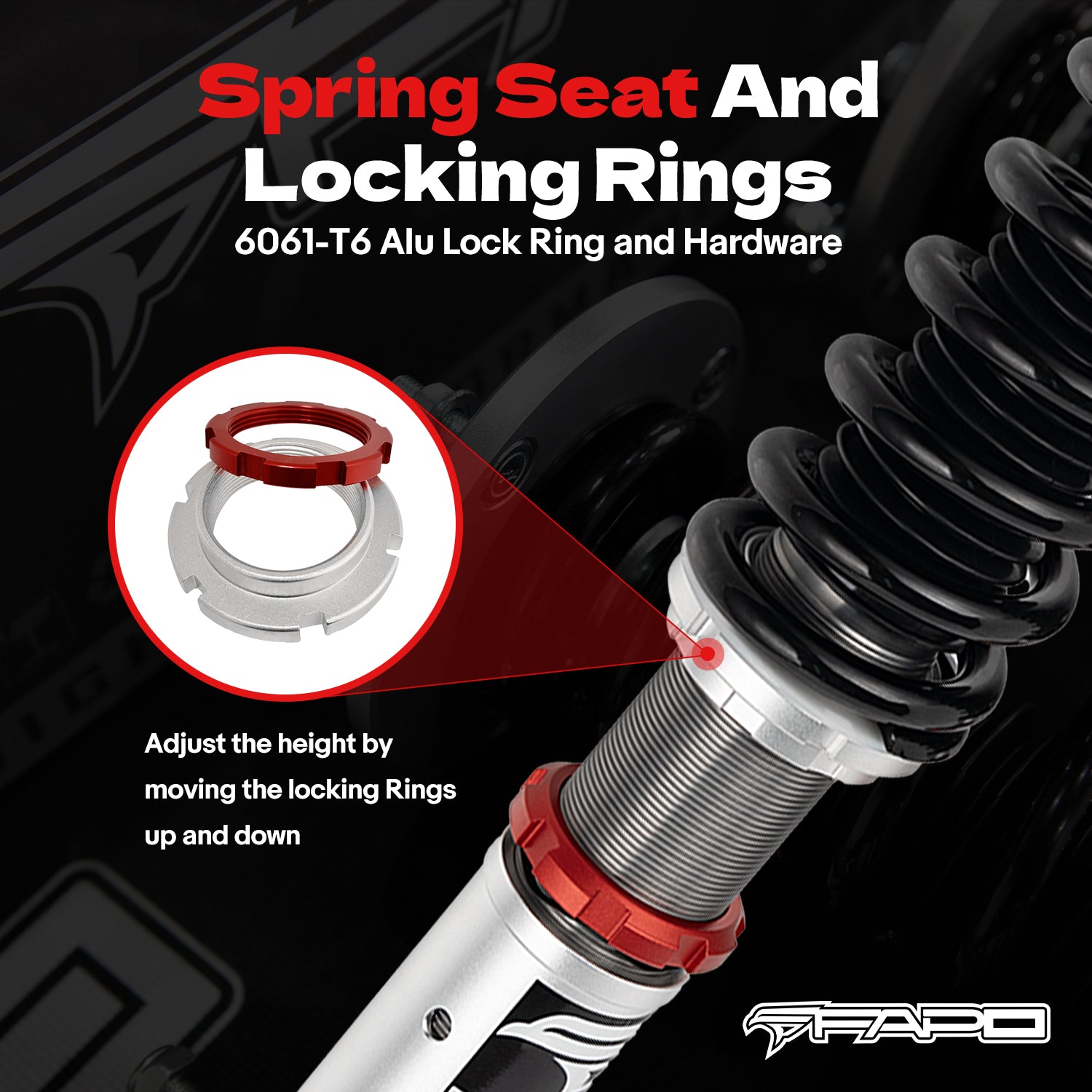 32-Way Adjustable Damping Coilover for BMW 3 Series 4th Gen (Rear Integrated) E46 (non-M) 1997-2006 PF026130