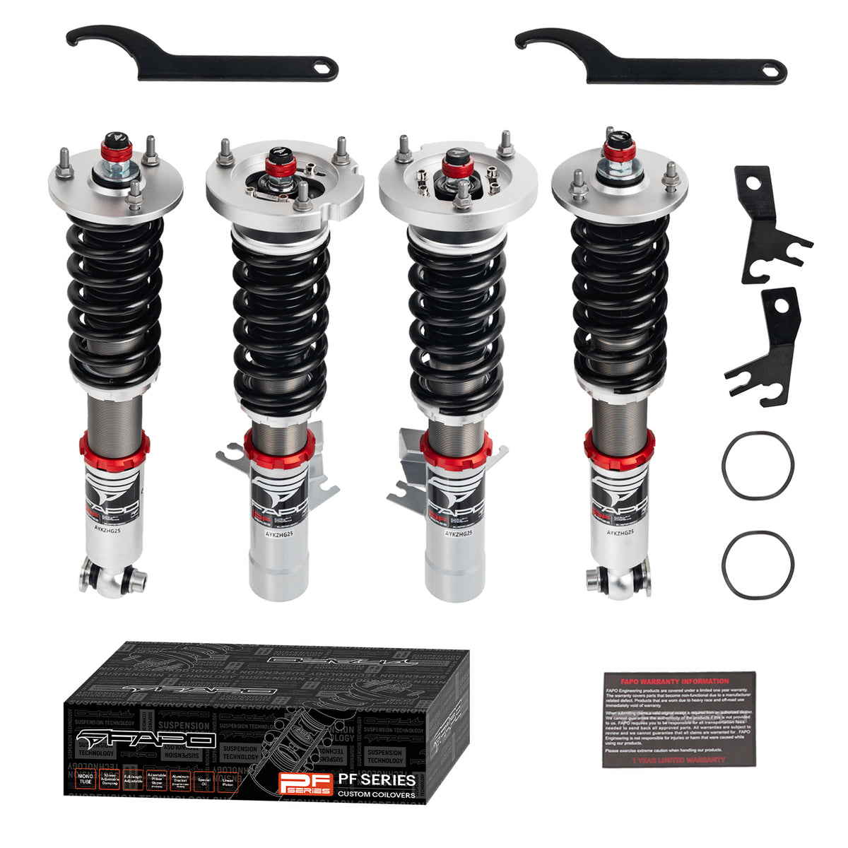 32-Level Damping Coilover for 1988-1996 BMW 5 Series 3rd Gen E34 PF026930
