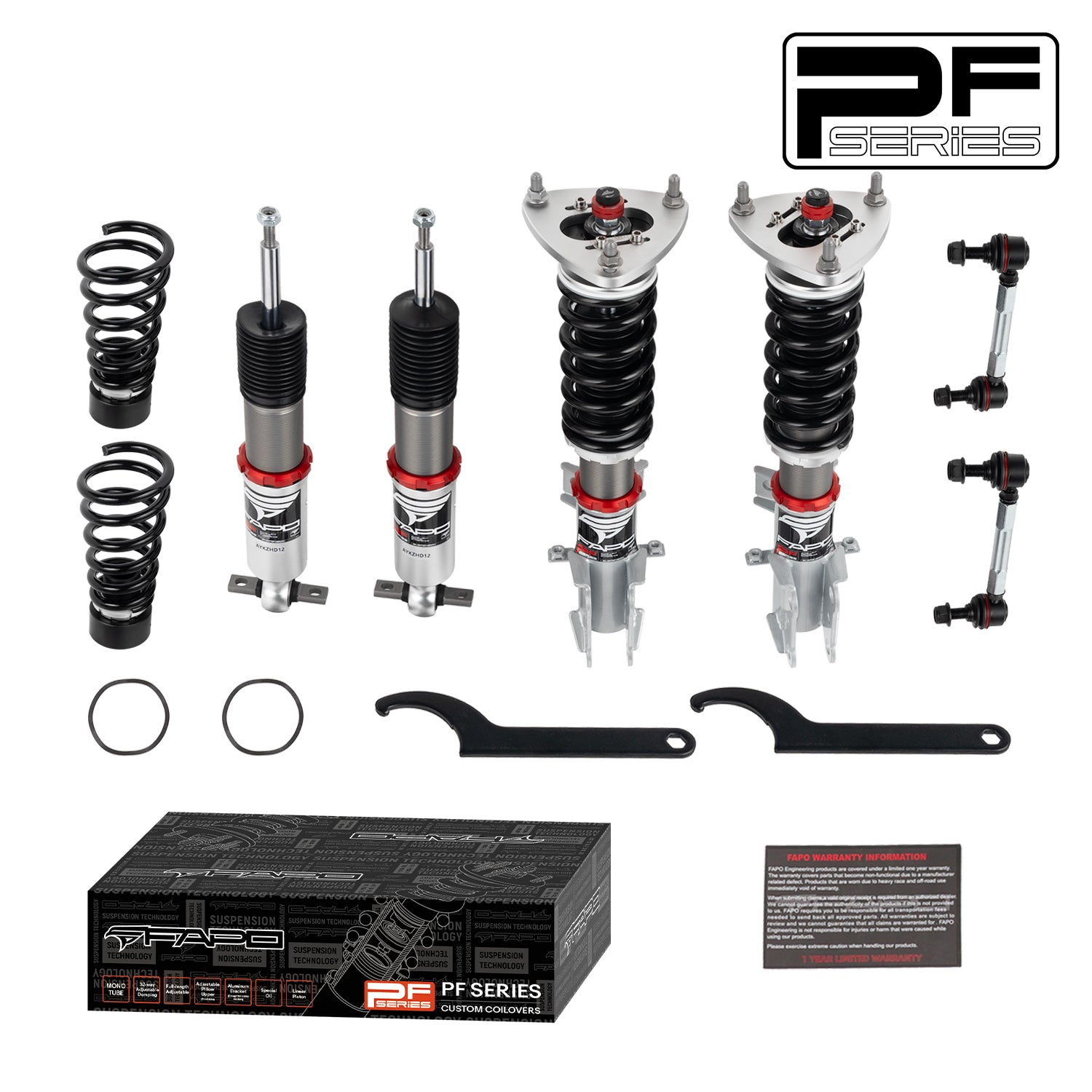 Coilover for Ford Mustang 6th Gen 2.3T/5.0L (without electronic damping) S550 2015-2023 PF027430