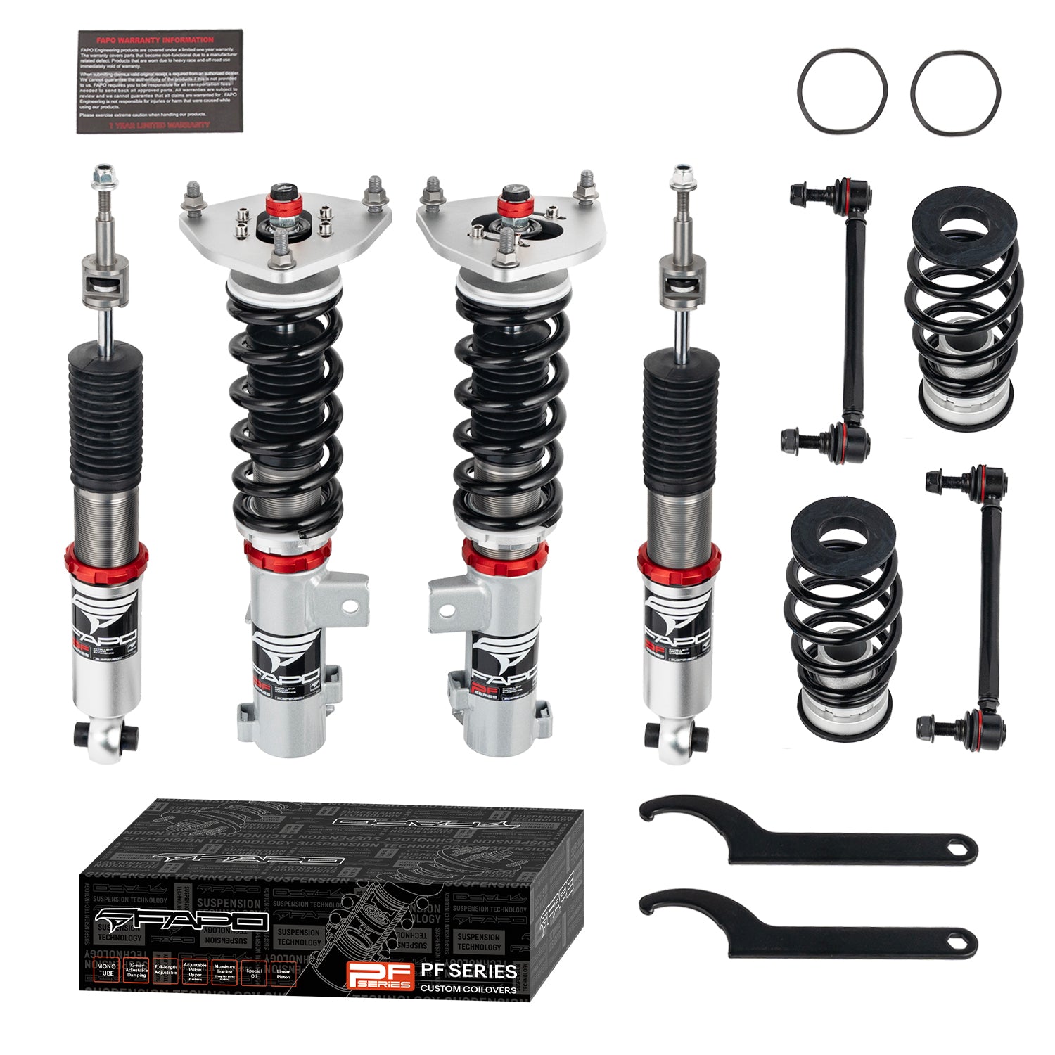 32-Level Damping Coilover for 2016-2025 Hyundai Elantra/ Kia Forte 2019-2024 PF029830