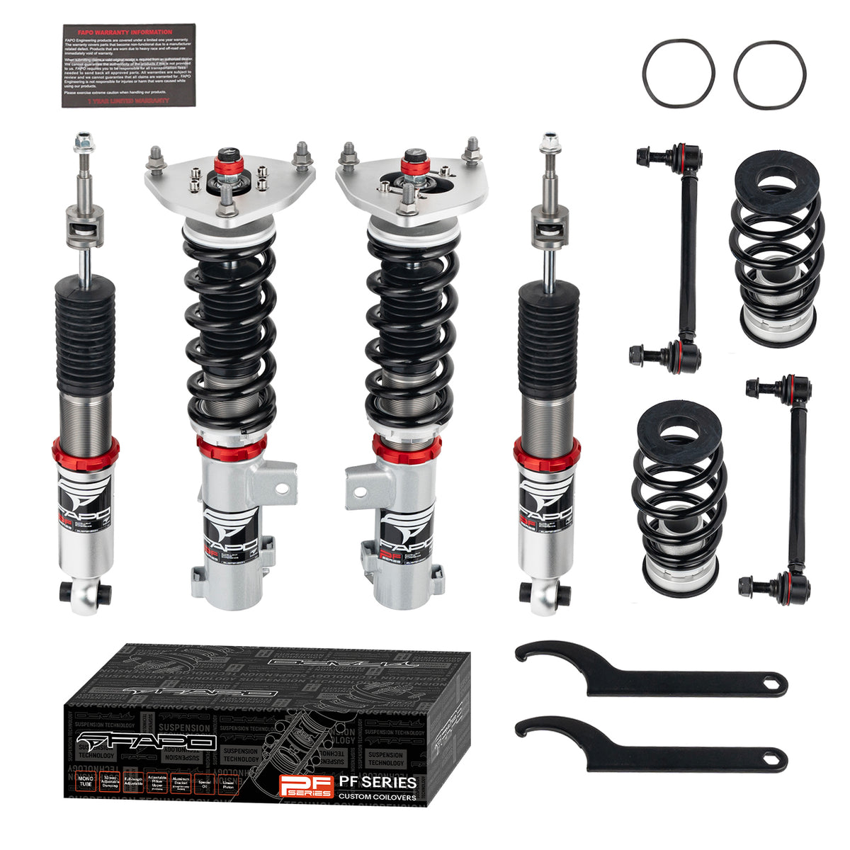 32-Level Damping Coilover for 2016-2025 Hyundai Elantra/ Kia Forte 2019-2024 PF029830