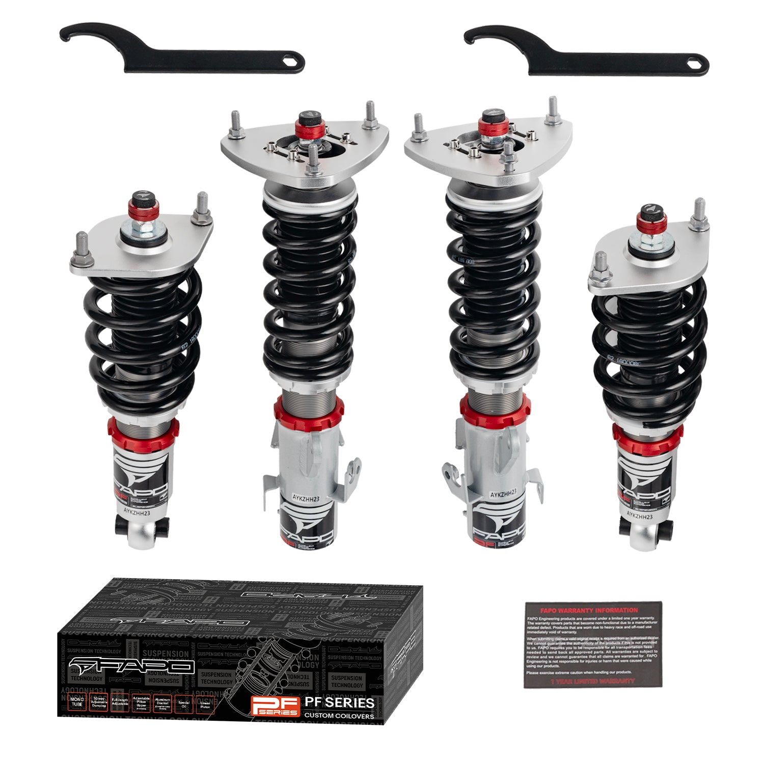 32-Level Damping Coilover For Subaru Impreza 5th Gen STI/WRX GK/GT 2016-2023 PF030230