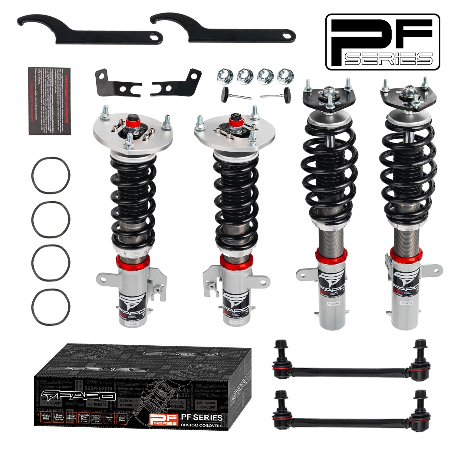 32-Level Damping Coilover For Toyota Avalon 3rd Gen XX30 2005-2012 PF035830