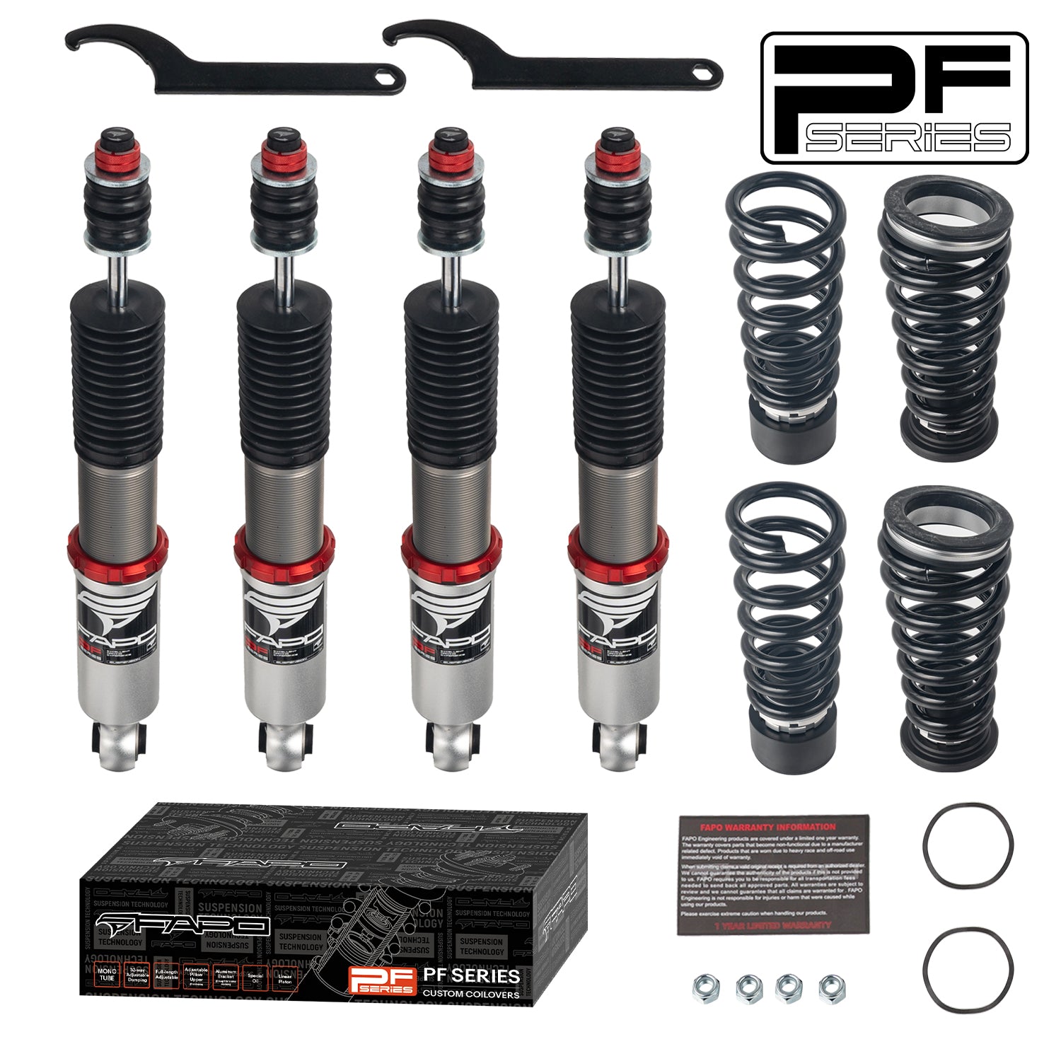 32-Level Damping Coilover for 1993-2003 Mercedes-Benz W202 / W210 / C208 – C-Class CLK E-Class PF036830