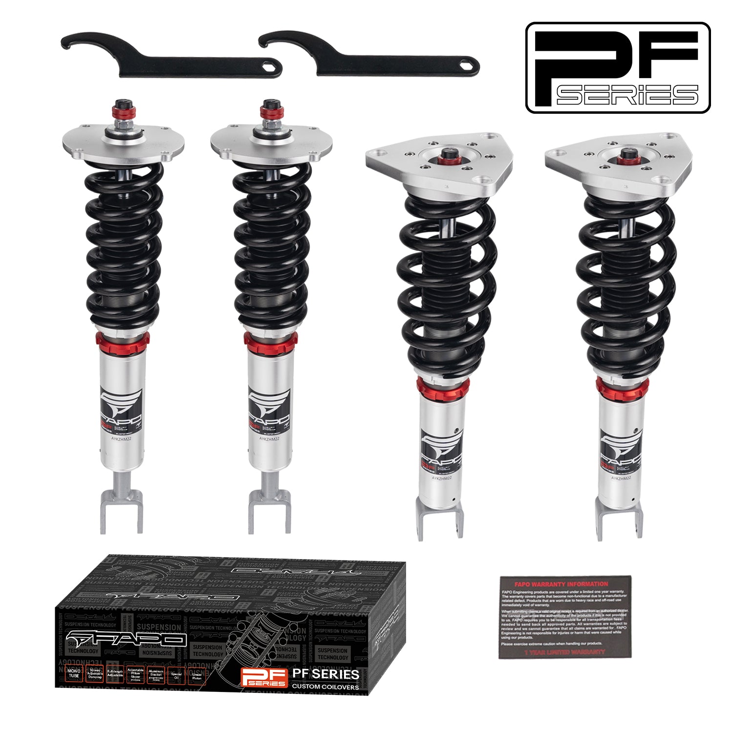 32-Level Damping Coilover For Volkswagen Phaeton 3D2 2002-2016 / Audi A8 2002-2009 PF039330