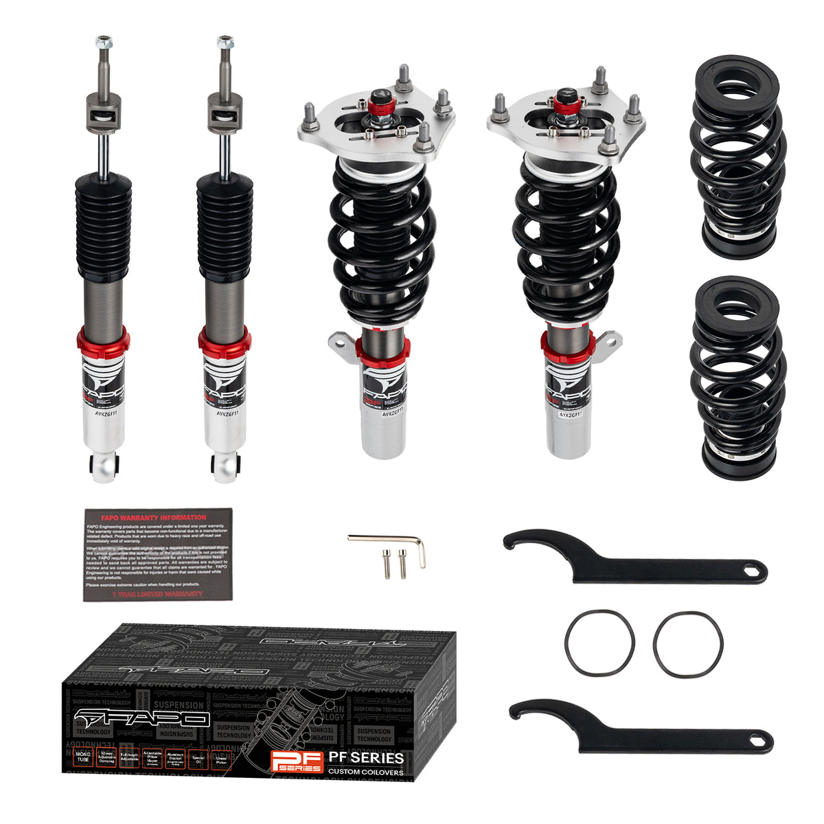 32-Level Damping Coilover For Honda Accord 10th Gen CV1/CV2/CV3 2018-2022 / Inspire 6th Gen CV4 / CV6 2018+ / Inspire 7th Gen CY 2023+ PF042530