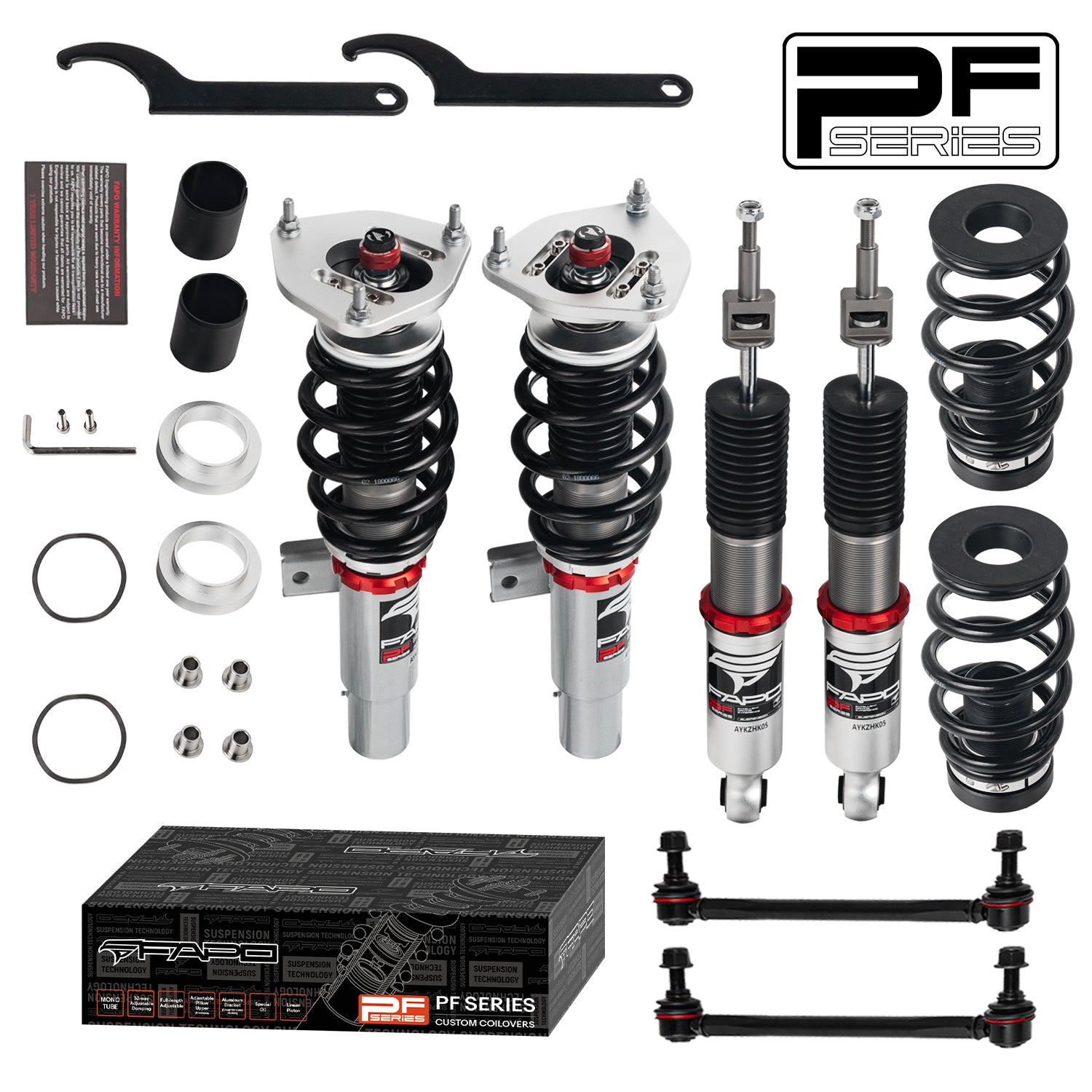 32-Level Damping Coilover For VW Sagitar GLI A6 2011-2019 / Golf 6th Gen MK6/A6 2009-2012 PF044130