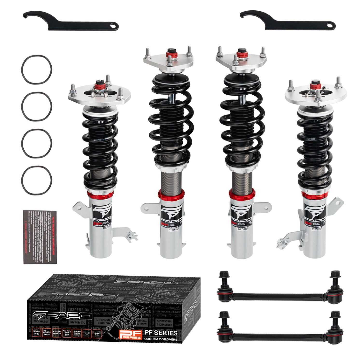 32-Level Damping Coilover For Toyota Camry 7th Gen SE 2011-2017 PF045030