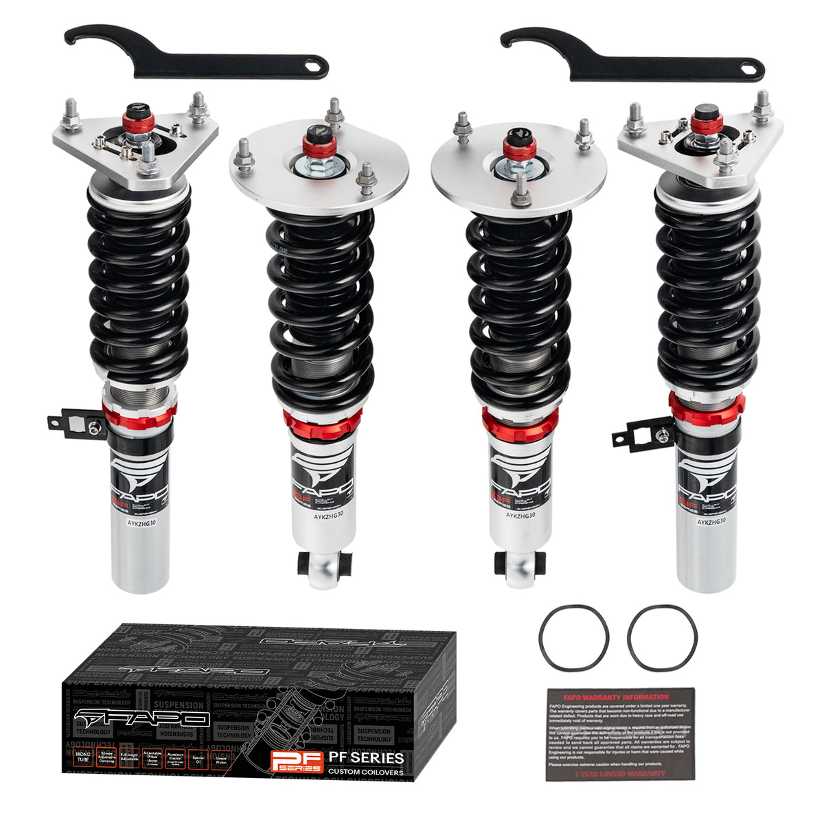 32-Level Damping Coilover for 1988-1992 Toyota Chaser Cressida X80 MX83 PF045930