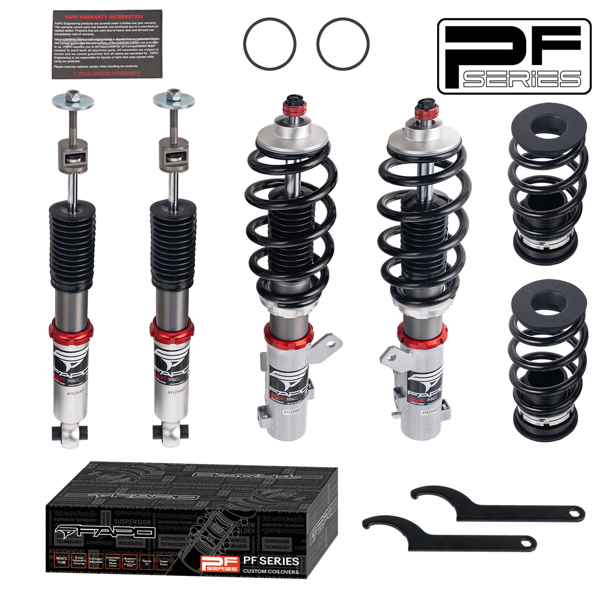 32-Level Damping Coilover For Kia Rio 4th Gen YB/SC/FB/UC 2018-2023 PF049230