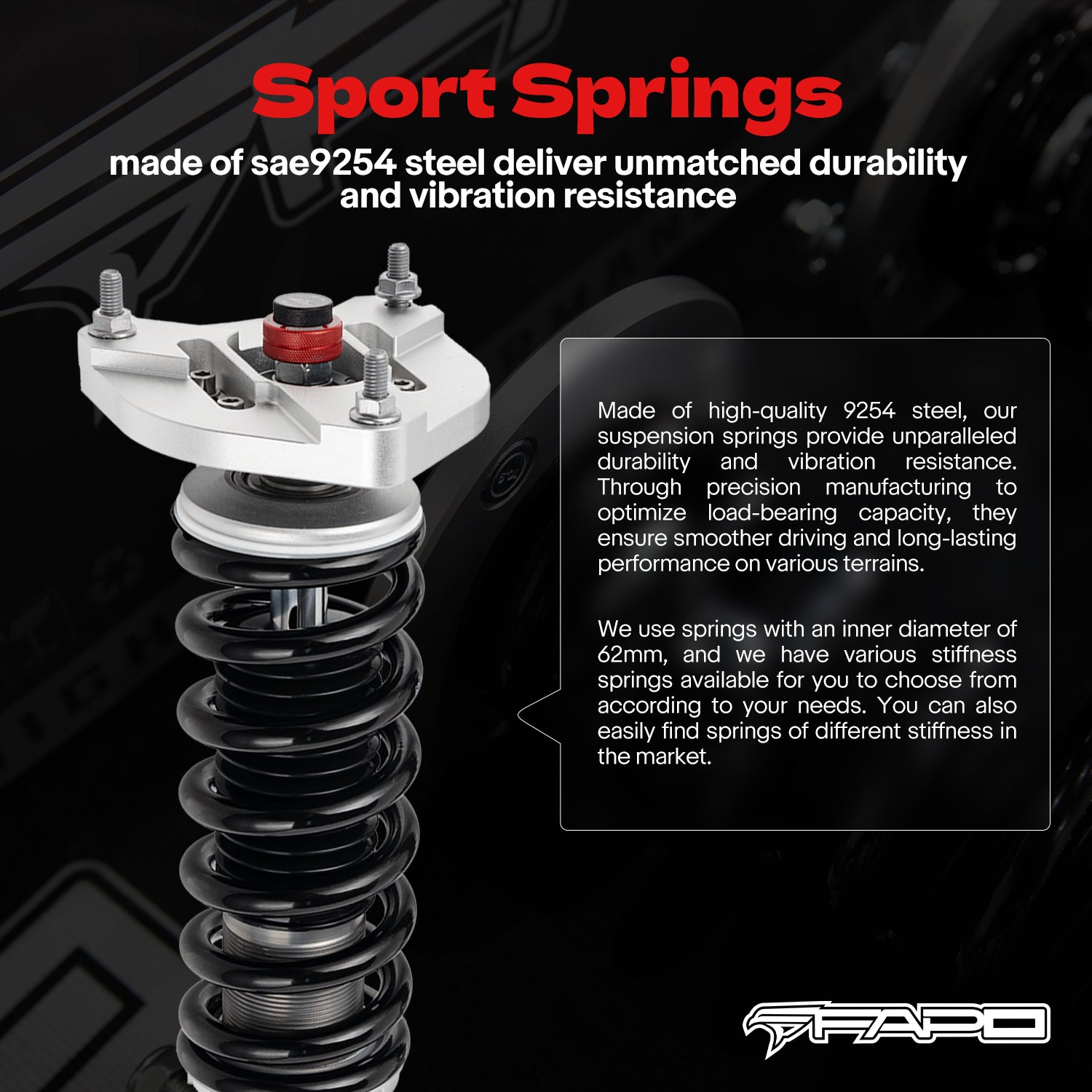 32-Way Adjustable Damping Coilover for Mercedes-Benz C-Class 3rd Gen RWD W204/S204 2007-2014 PF056430