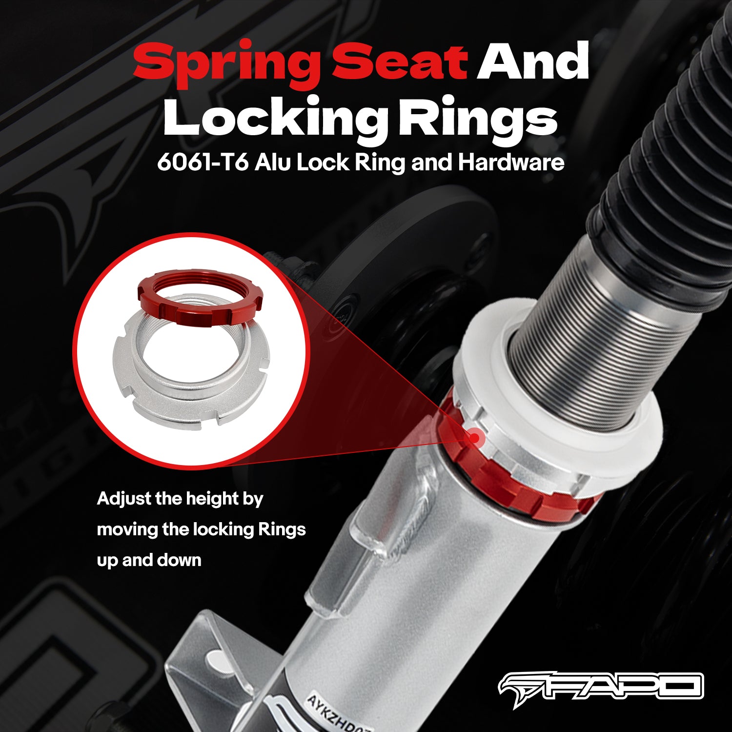 32-Level Damping Coilover For Chevrolet Camaro 5th Gen 2010-2015 PF009530