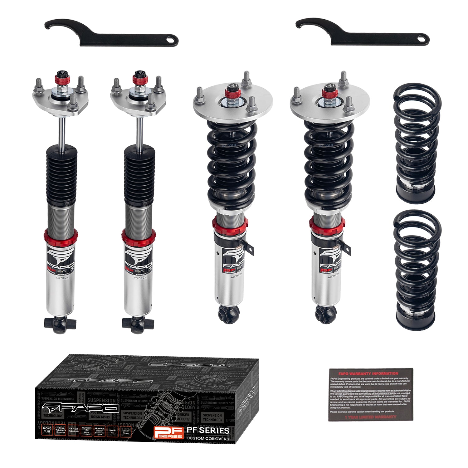 32-Level Damping Coilover For Lexus IS250/IS300/IS350 3rd GenRWD XE30/GSE30/GSE31 2013-2016 PF075130