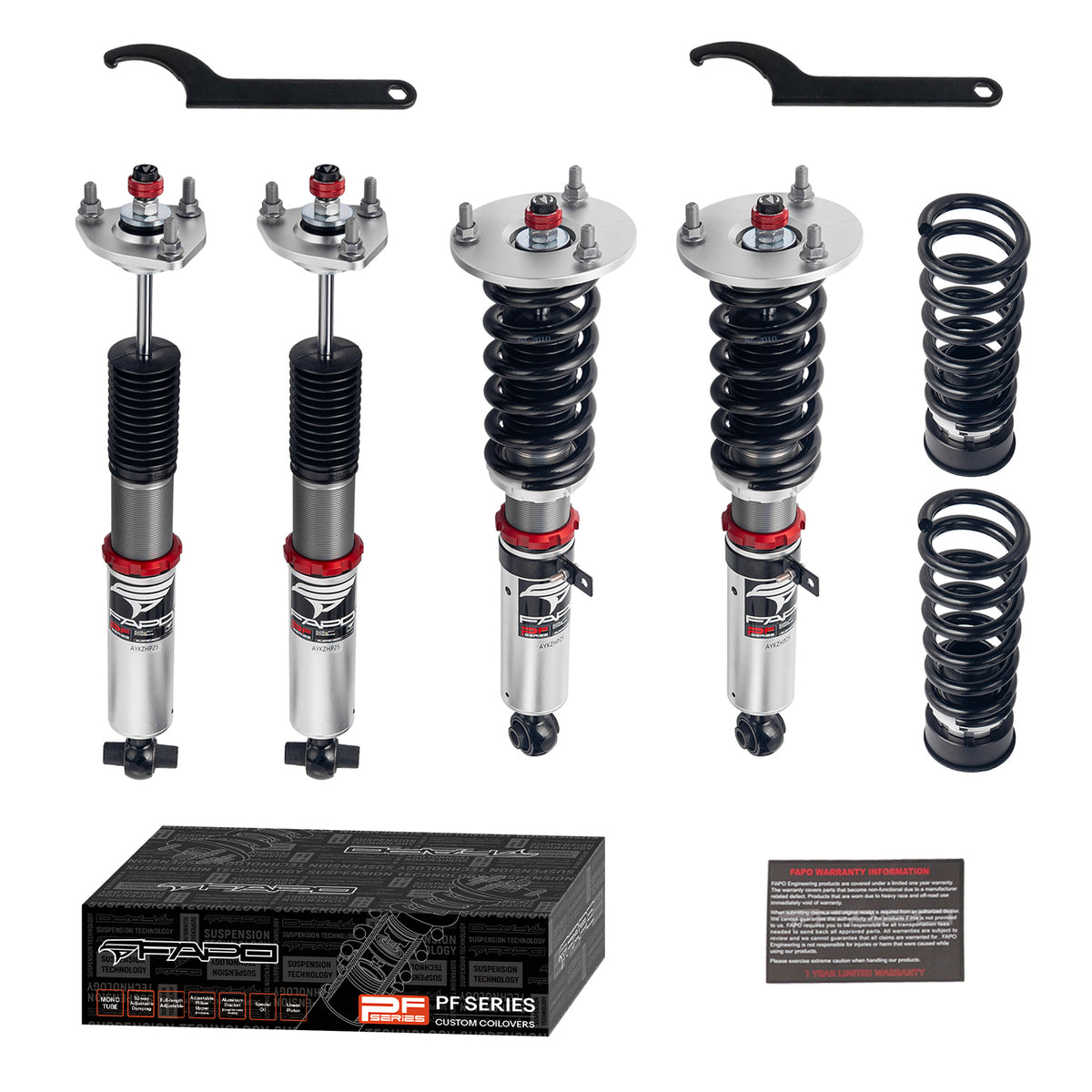 32-Level Damping Coilover For Lexus IS250/IS300/IS350 3rd GenRWD XE30/GSE30/GSE31 2013-2016 PF075130