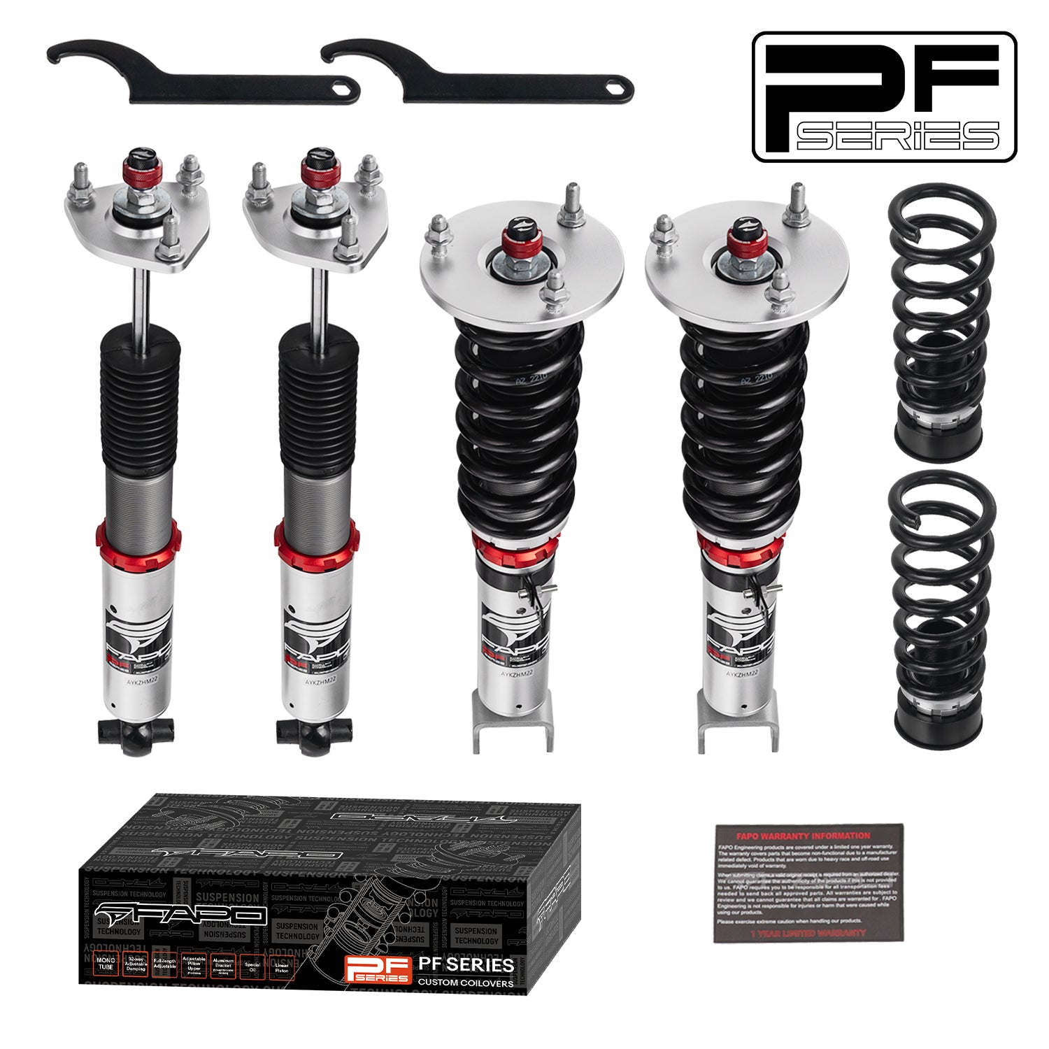 32-Level Damping Coilover For Lexus GS250/GS350/400H (RWD) FORKFLM L10 2011+ PF075230