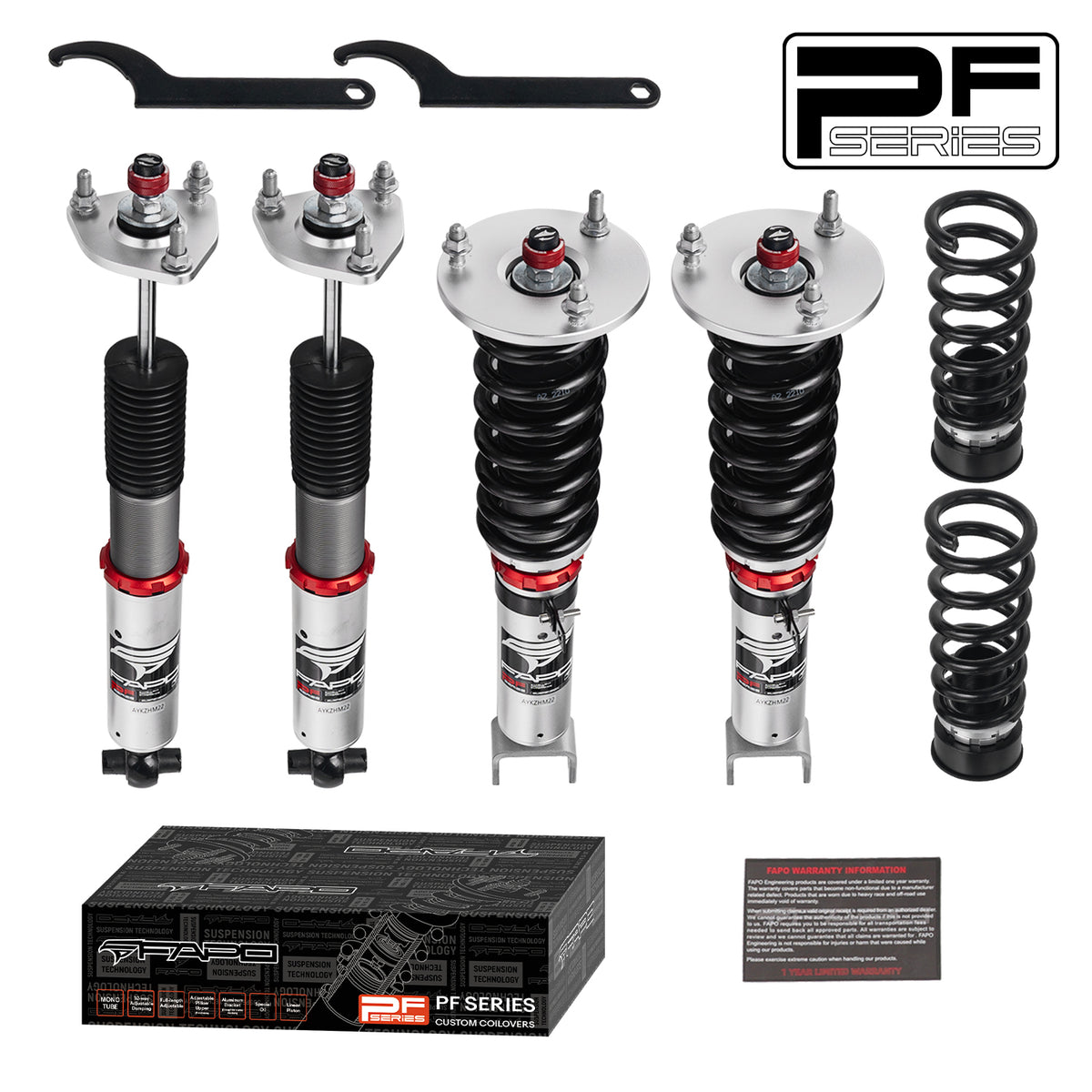 32-Level Damping Coilover For Lexus GS250/GS350/400H (RWD) FORKFLM L10 2011+ PF075230