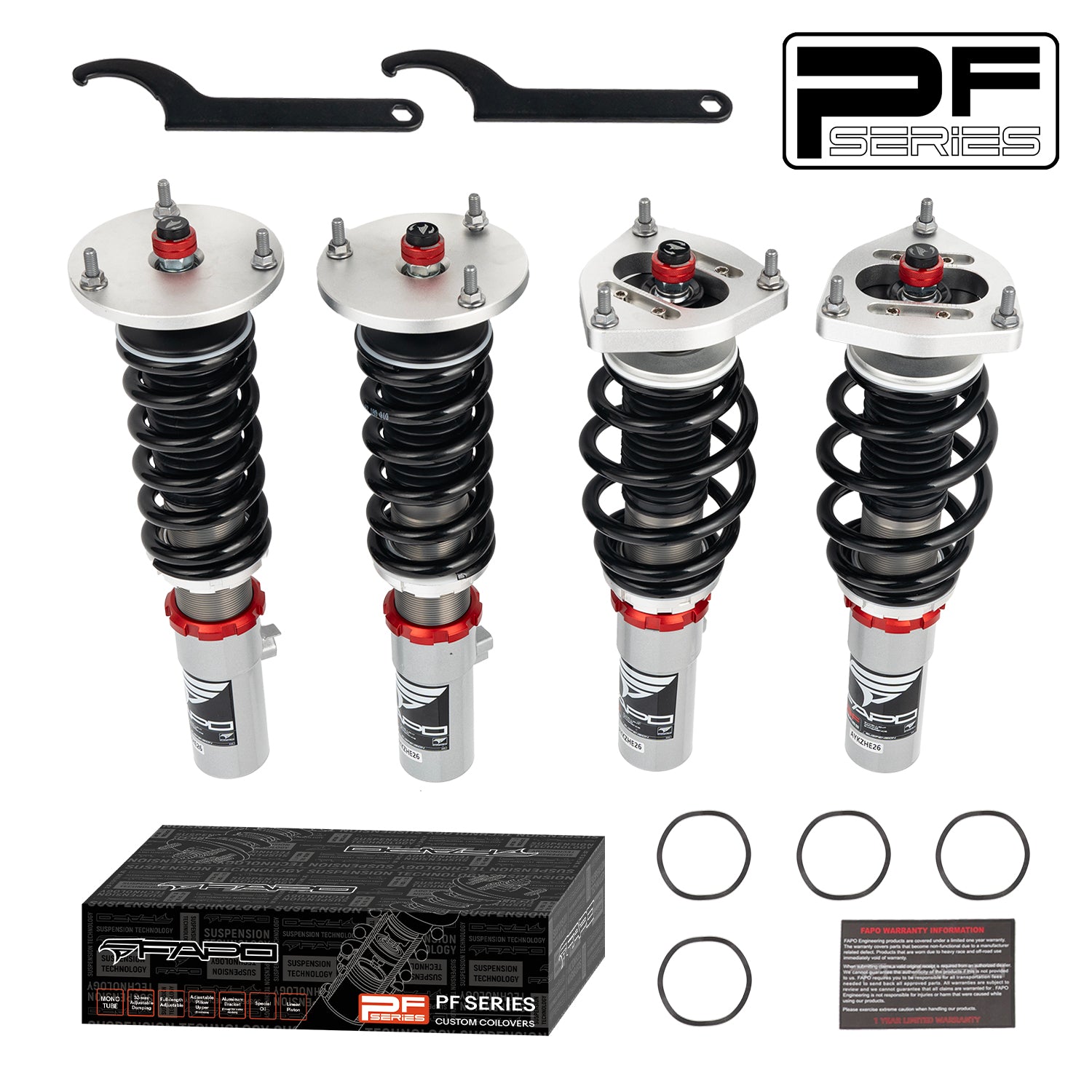 PF091830 PF Coilover for Porsche Boxster 3rd Gen 981 12-16