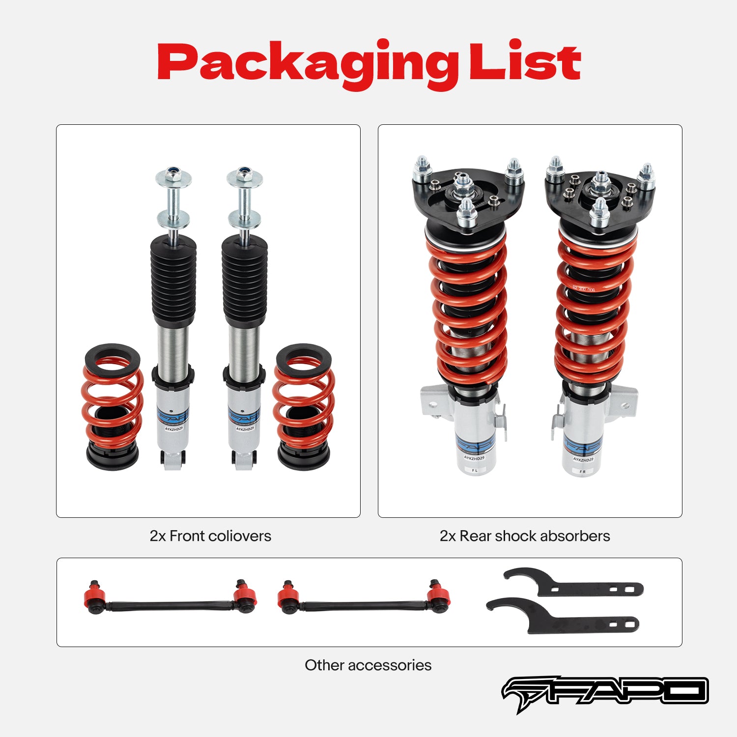 Coilover for Honda Civic 2012-2015 PS002510