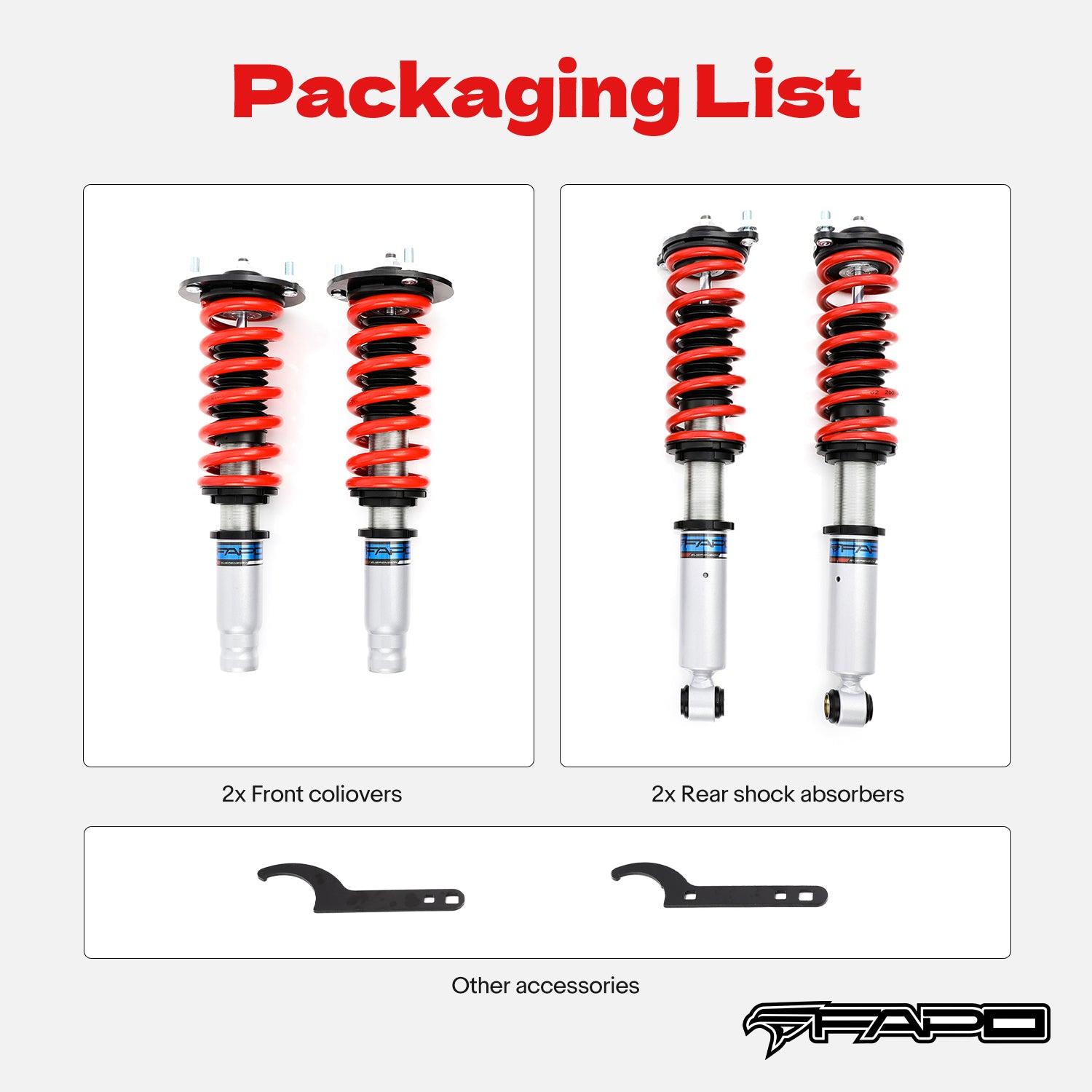 Coilovers for Mitsubishi Eclipse 1995-1999 PS003110