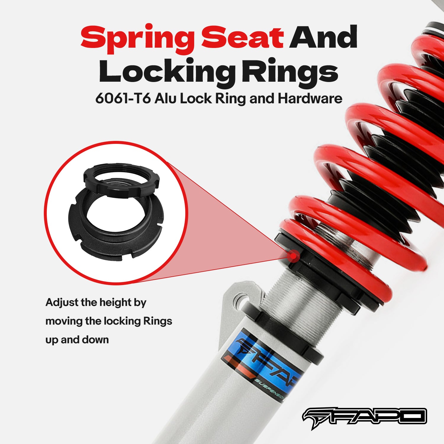 Coilover for Volkswagen Golf MK7/A7/MQB 2012-2020 & VW Jetta VS5 2019+ PS004810