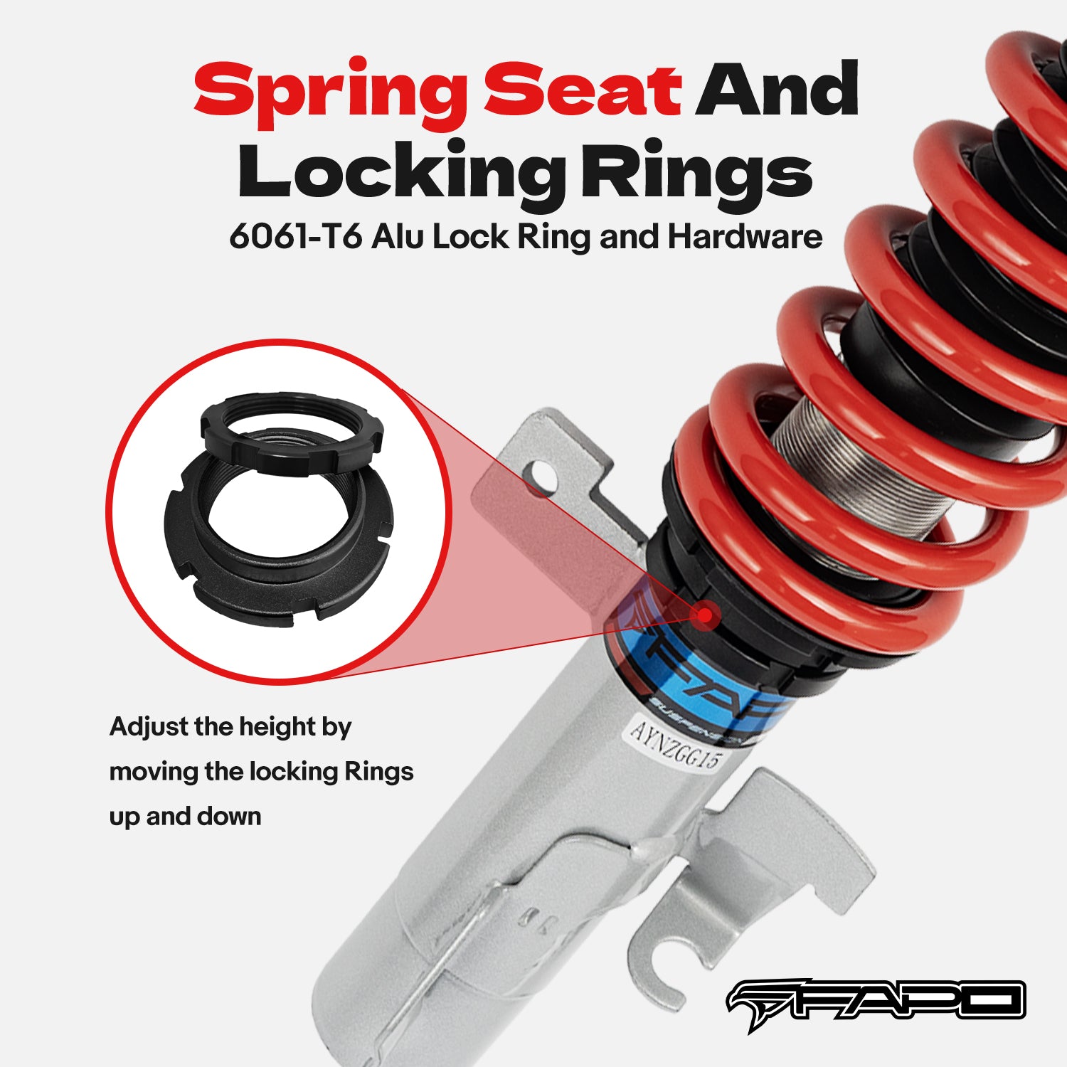Coilover for Mazda 3 1st Gen BK 2003-2013 & Volvo S40 2nd Gen 2004-2012 & Ford Focus 2005-2014 PS007910