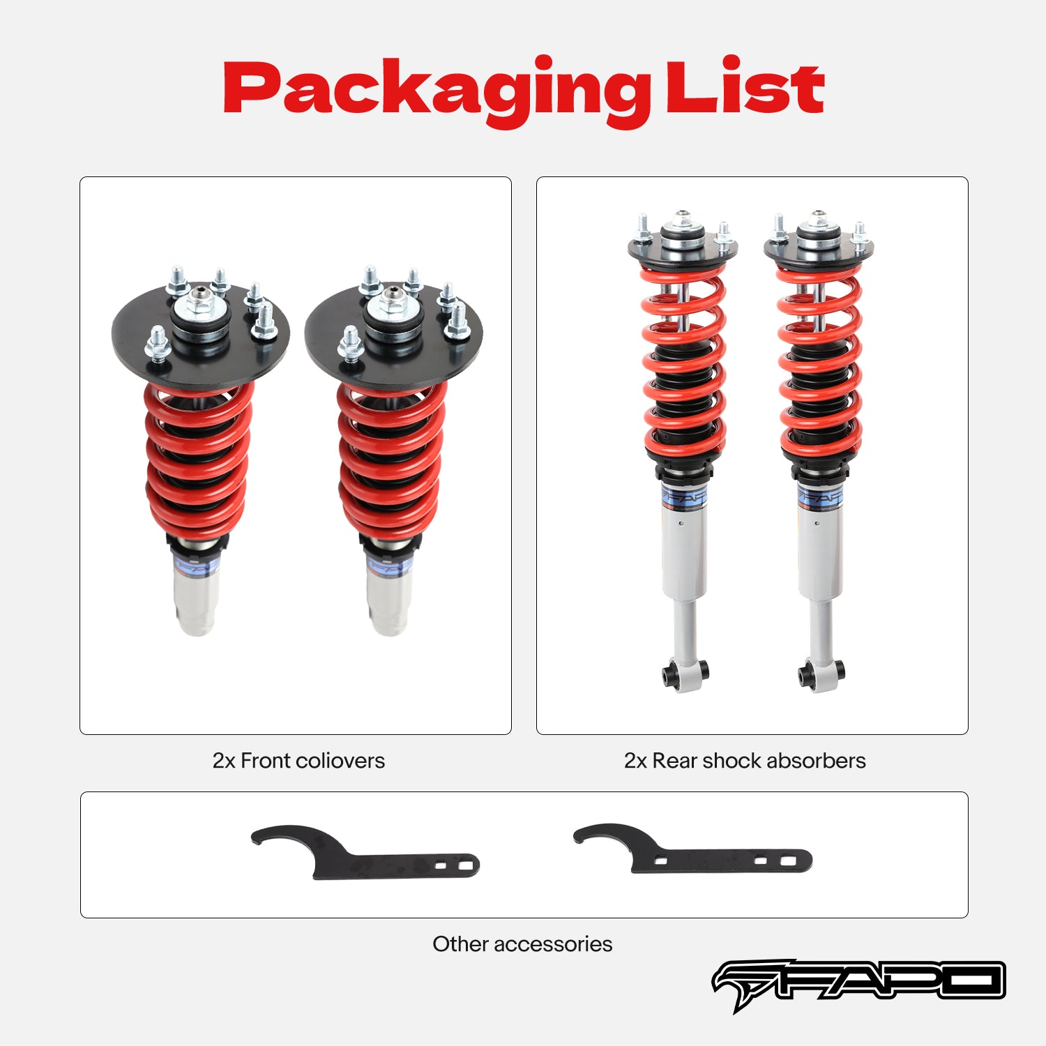 Coilover for Honda Accord 1998-2002 Acura TL 2001-2003 CL PS012110