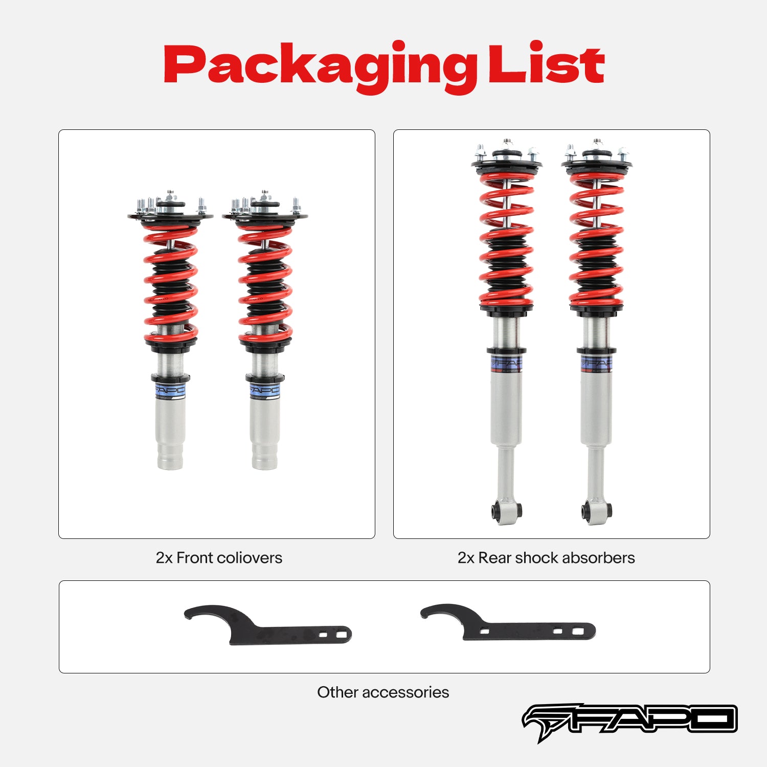 Coilover for Honda accord 2003-2007 CM Acura TSX 2004-2008 CL9 PS012310