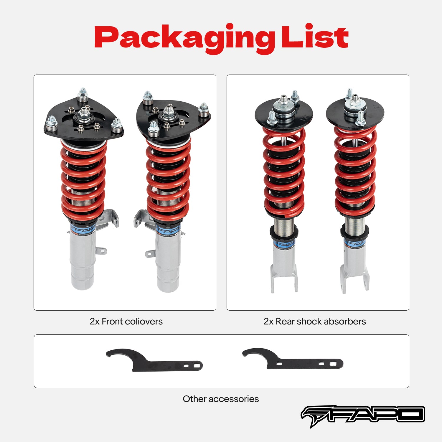 Coilover for Honda Accord 2013-2017 Acura TLX 15-20 PS012610