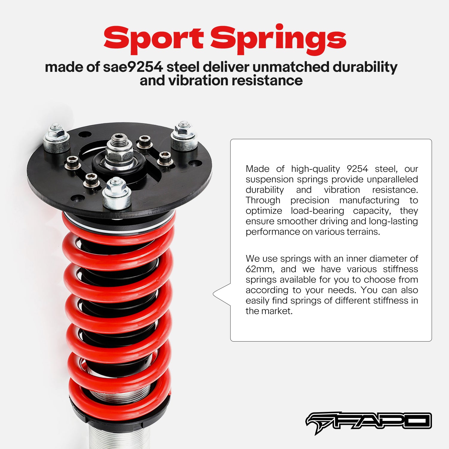 Coilover for BMW M3 E90/E92/E93 2007-2011 Adj Height PS016410