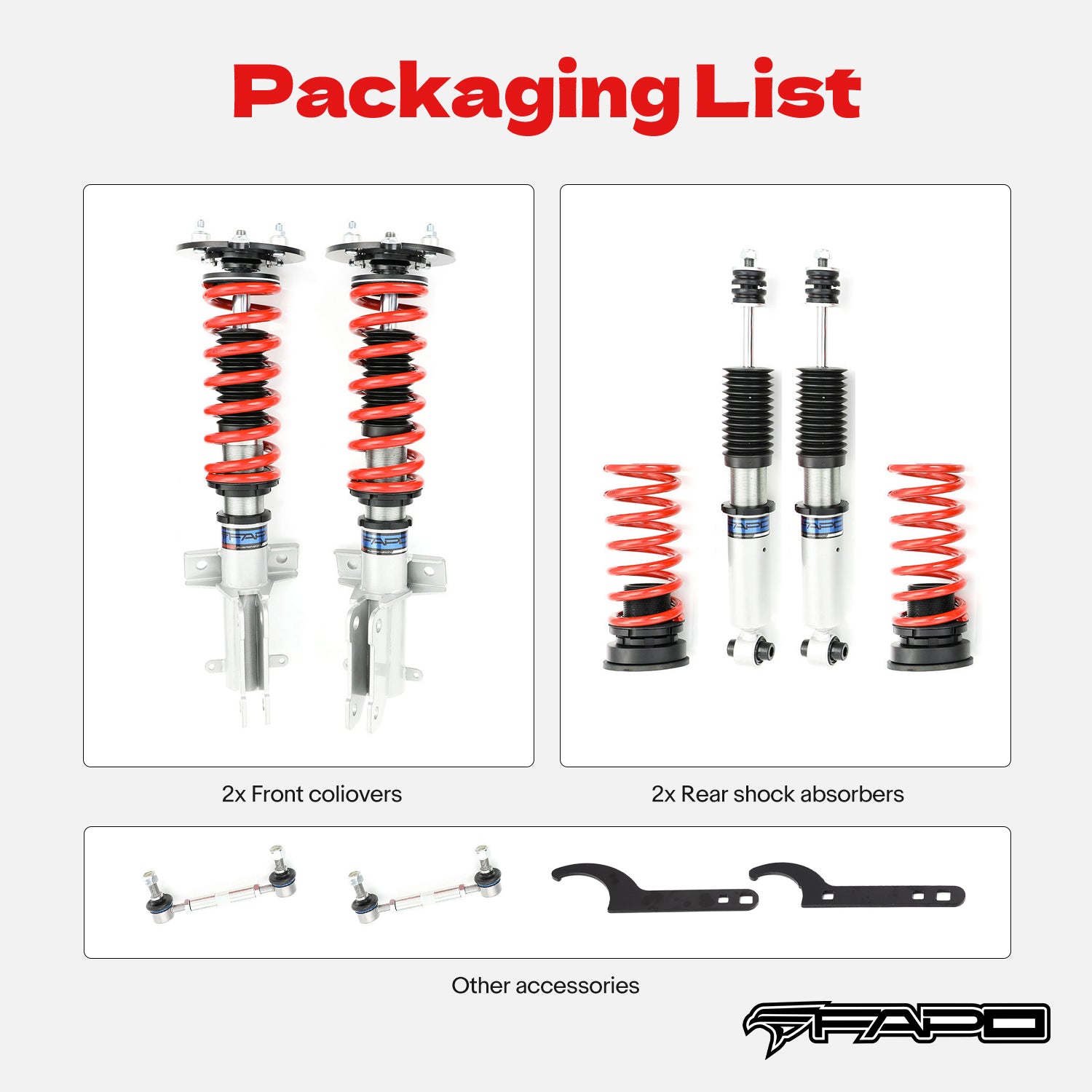 Coilover for Ford Mustang 5th Gen S197 2005-2014 PS017310