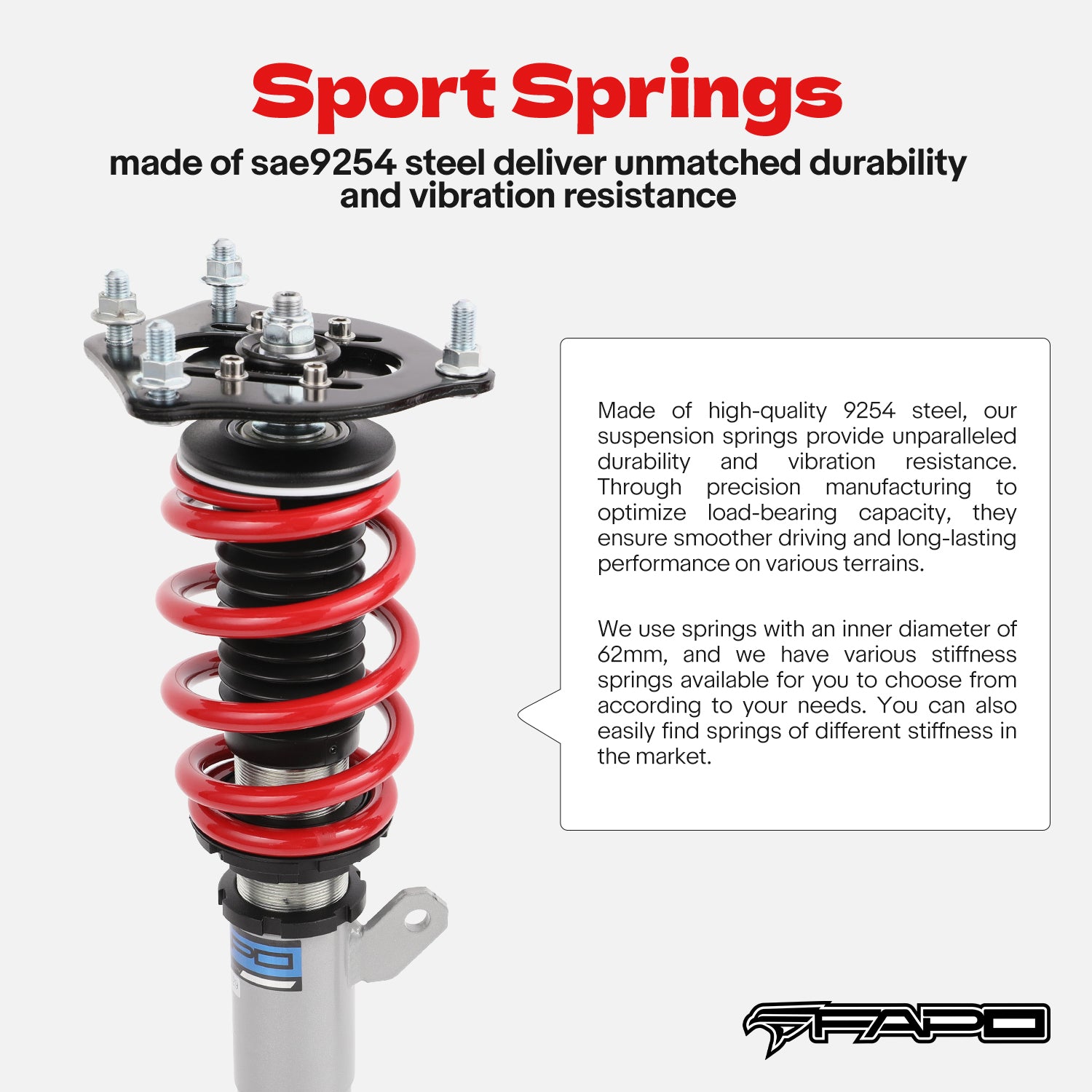 Coilover for Honda Civic 10th/11th Gen 2016-2025  Insight 2019-2022 PS022740