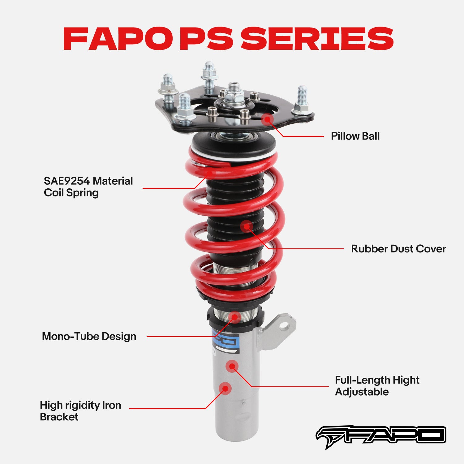 Coilover for Honda Civic 10th/11th Gen 2016-2025  Insight 2019-2022 PS022740