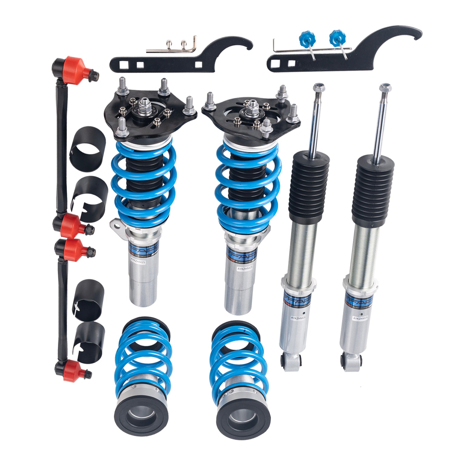 16-Level Damping Lowering Coilover Kit – Honda Civic 92-00 & Acura Integra 94-01, FAPO, 1-Year Warranty